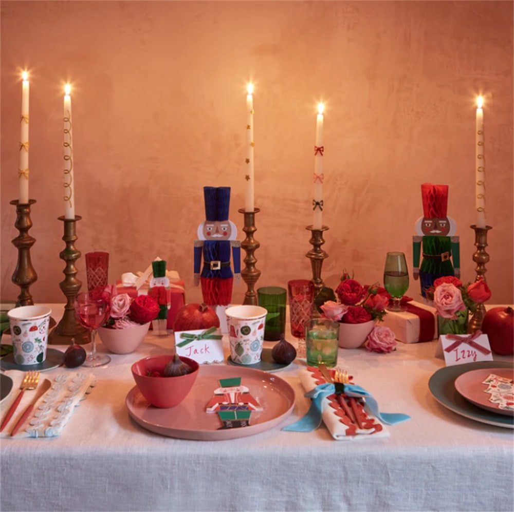 Honeycomb Nutcracker Decorations - Nutcracker Dekorlar (3'lü)