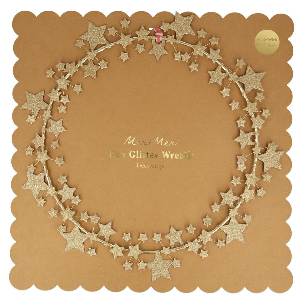 Sparkly Star Wreath - Parıltılı Yıldız Çelenk