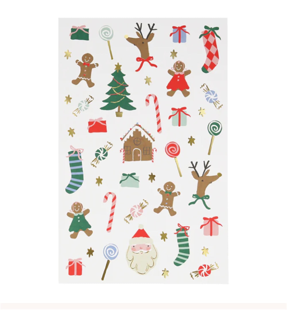 Jolly Tattoo Sheet - Yeni Yıl Geçici Dövmeler (2'li)