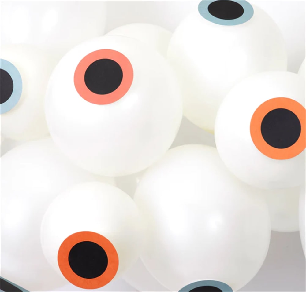 Eyeball Balloon Garland - Göz Zincir Balon Seti