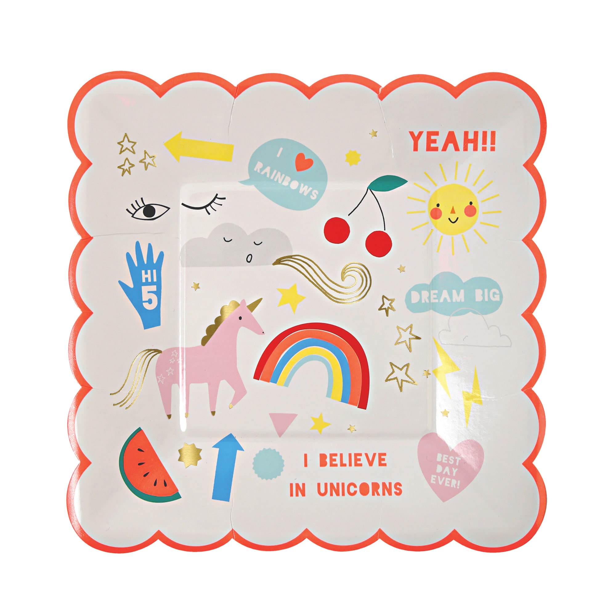 I Believe In Unicorns Small Plates - Unicorn Tabak - S