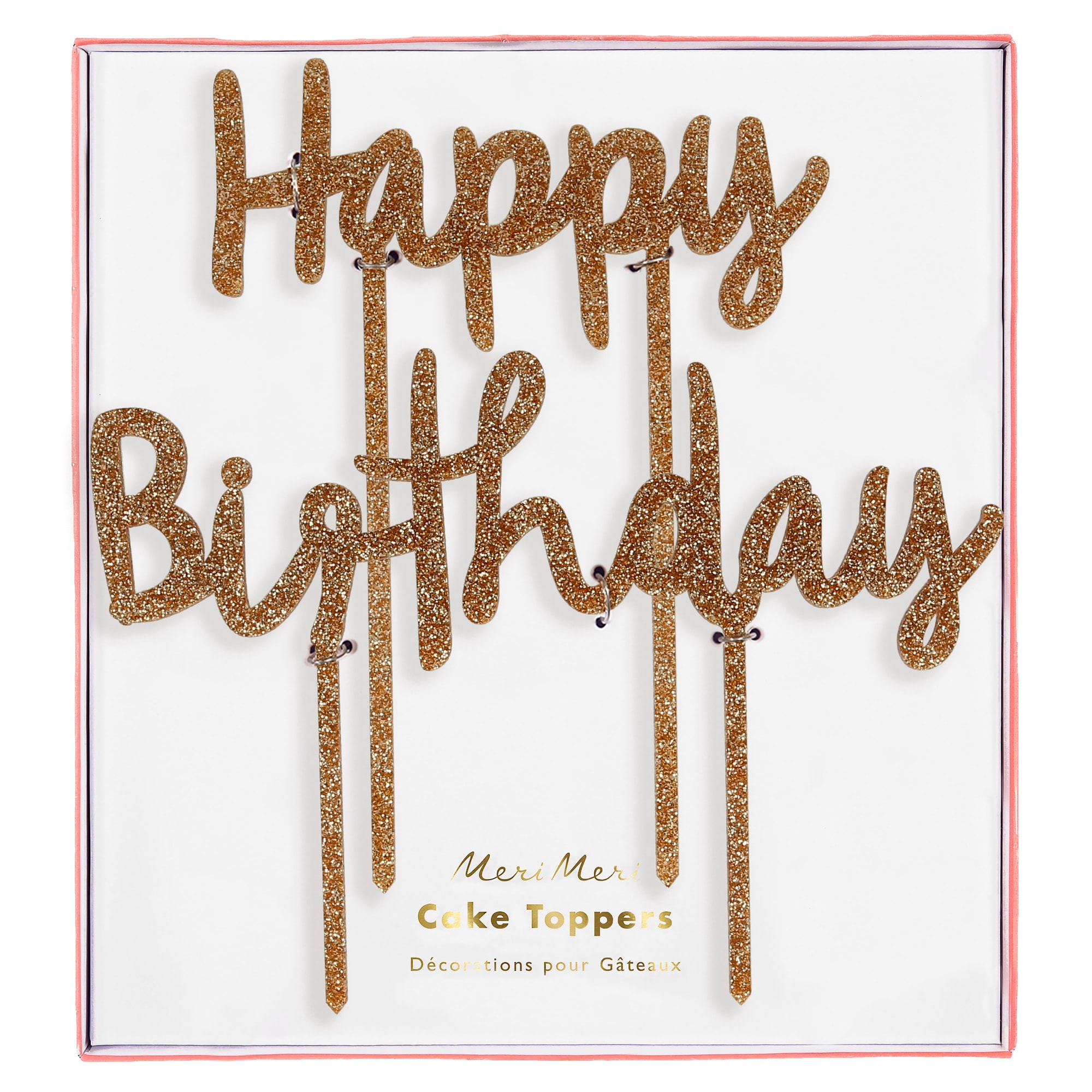 Happy Birthday Acrylic Toppers - Happy Birthday Akrilik Pasta Süsü