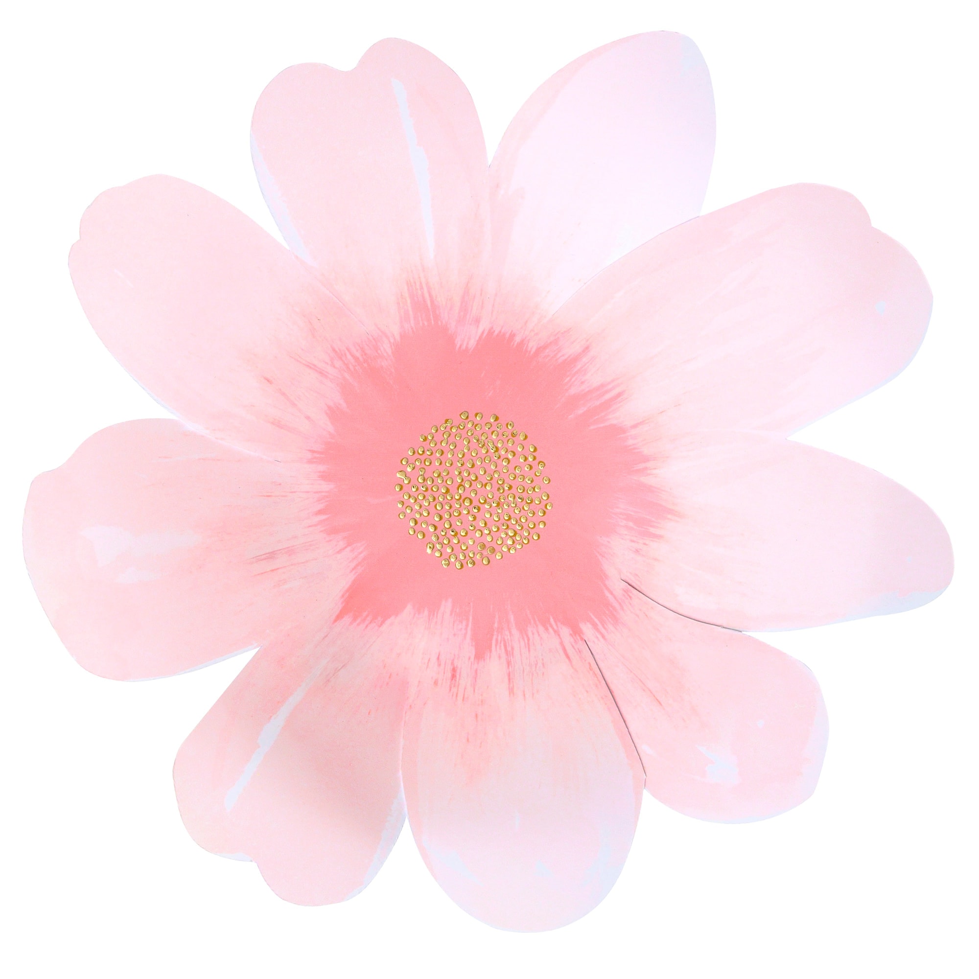 Flower Garden Plates - Çiçek Bahçesi Tabaklar - L - 8'li