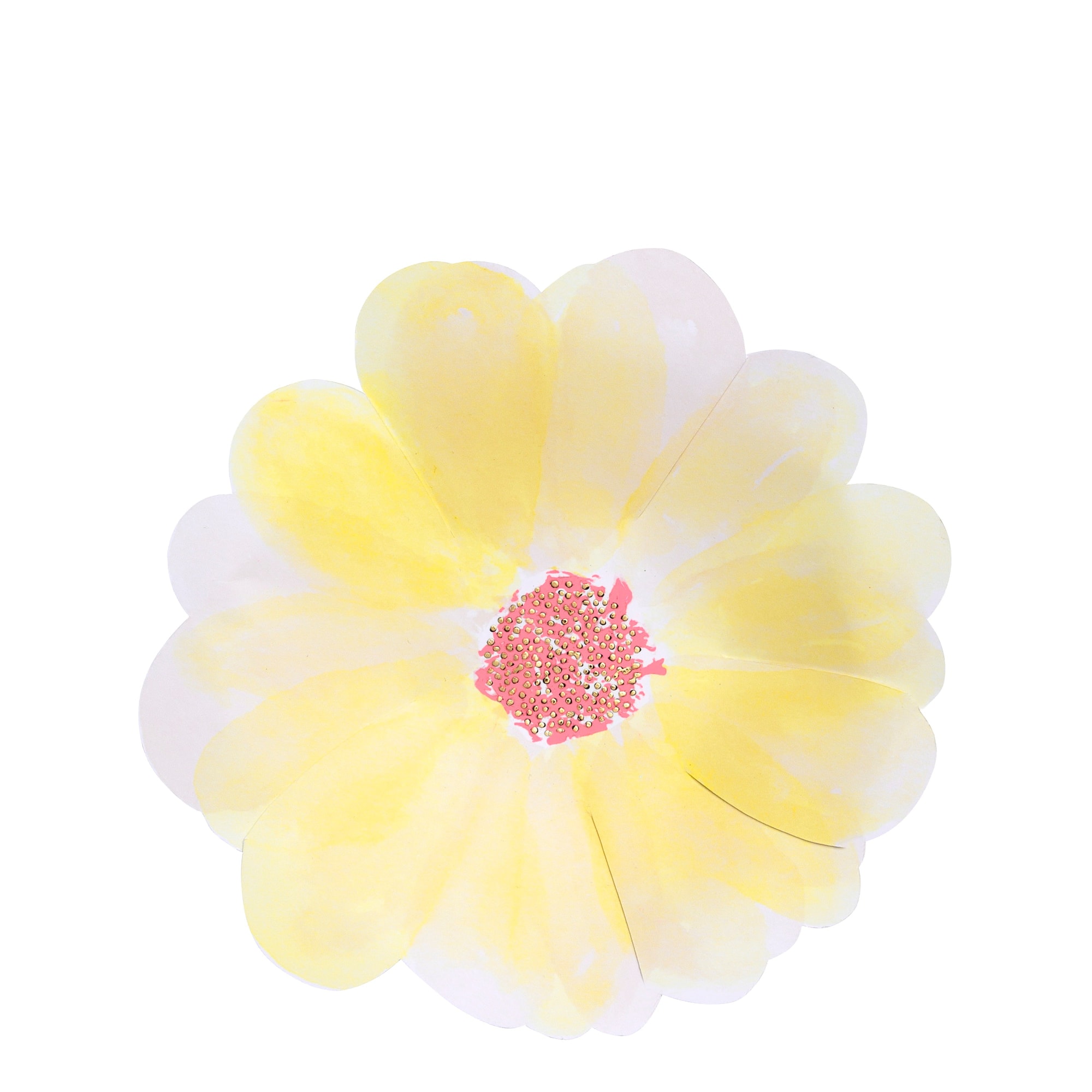 Flower Garden Plates - Çiçek Bahçesi Tabaklar - S - 8'li