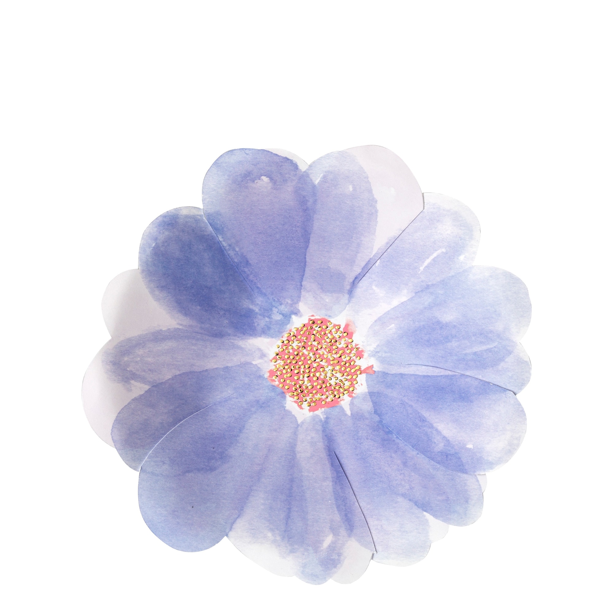Flower Garden Plates - Çiçek Bahçesi Tabaklar - S - 8'li