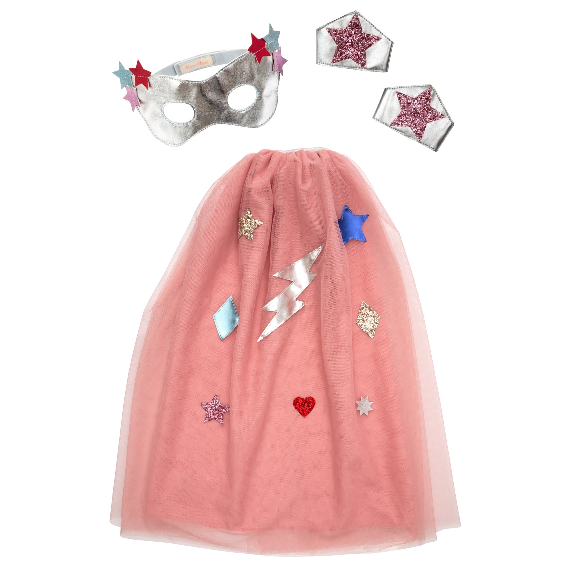 Superhero Cape Dress-Up - Pelerinli Süper Kahraman Elbise Kiti