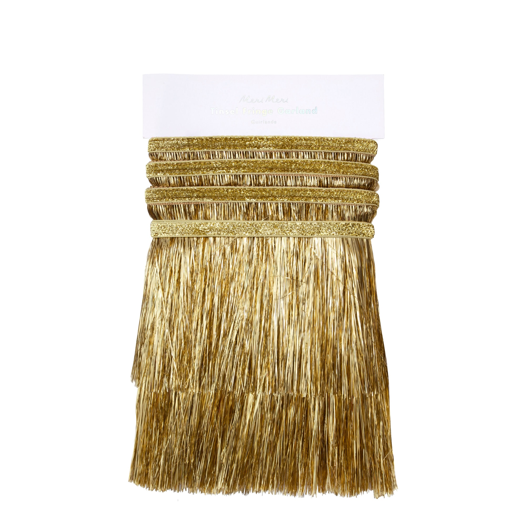 Gold Tinsel Fringe Garland - Altın Püsküllü Asılan Süs