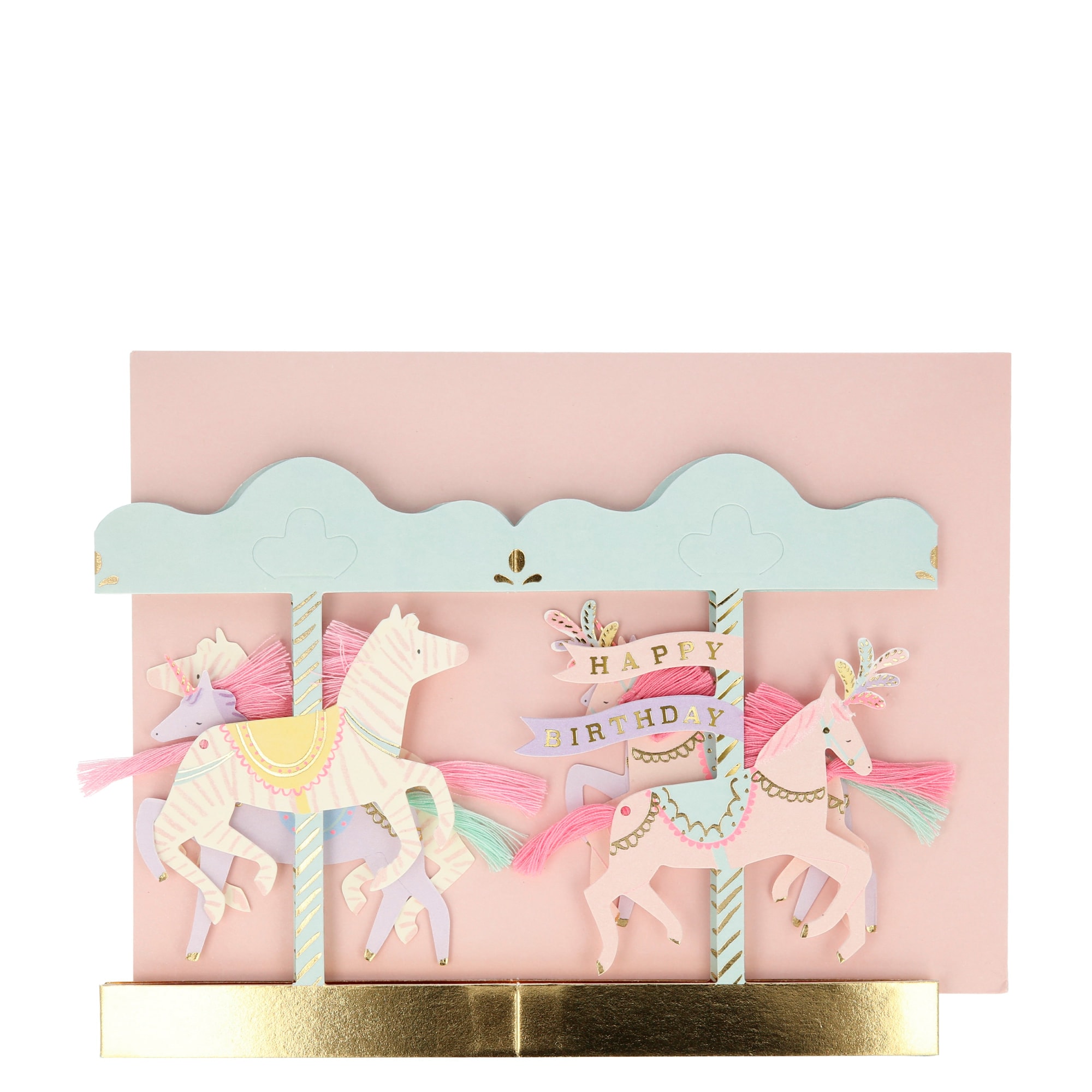 Carousel Card - Atlı Karınca Tebrik Kartı