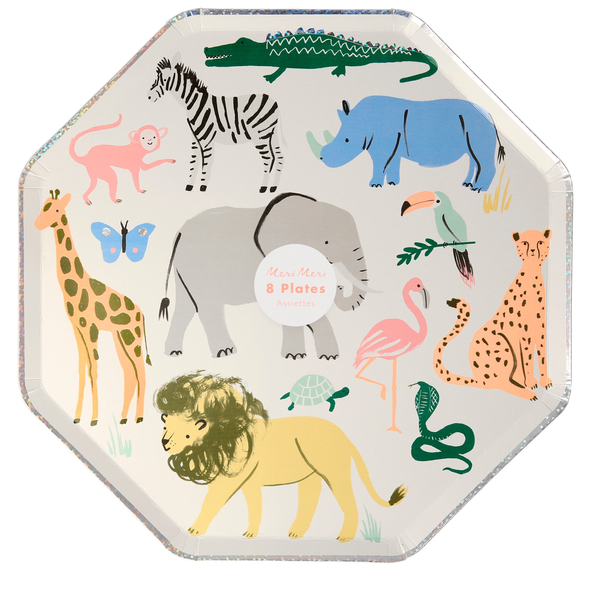 Safari Plates - Safari Tabak - 8'li