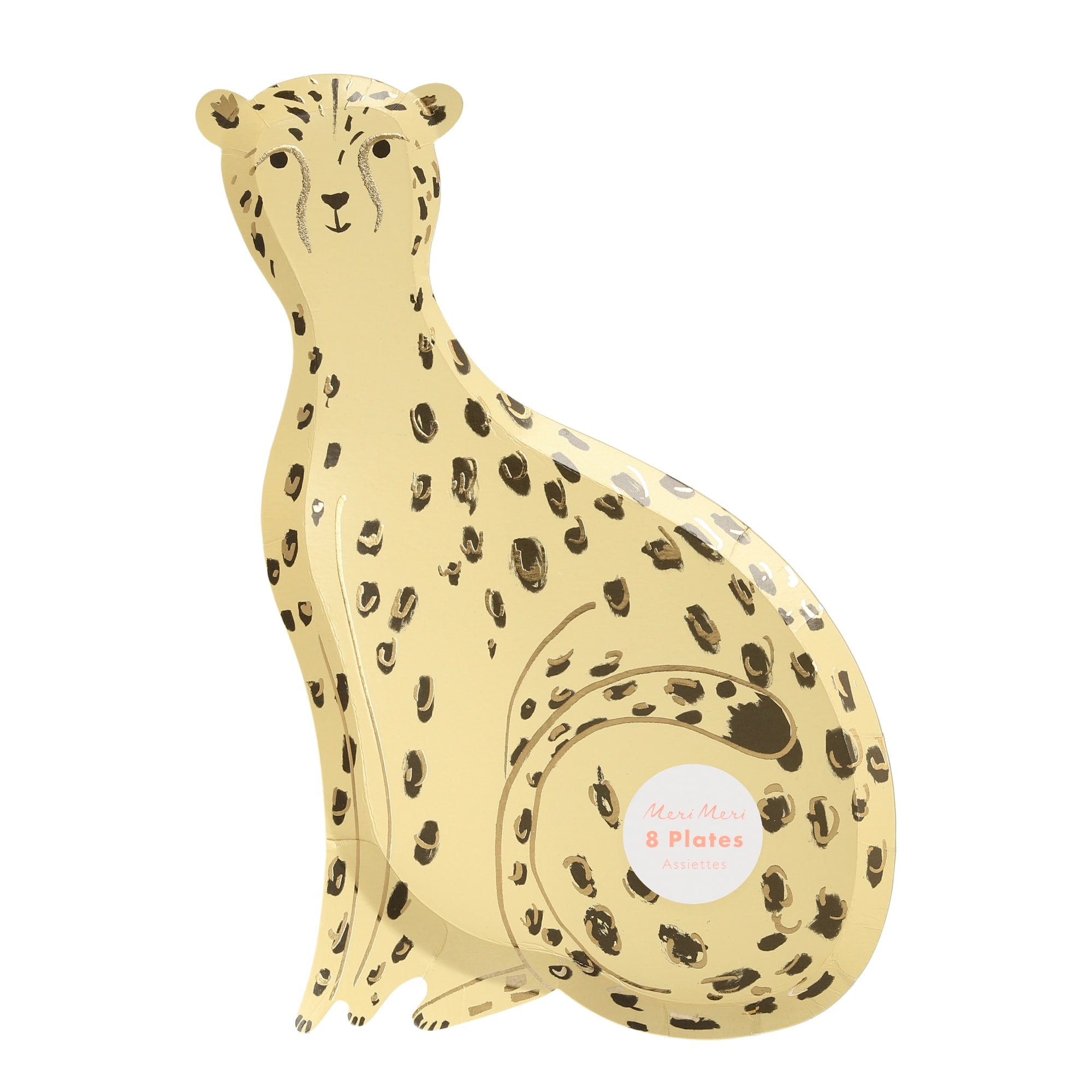 Cheetah Plates - Çita Tabak - 8'li