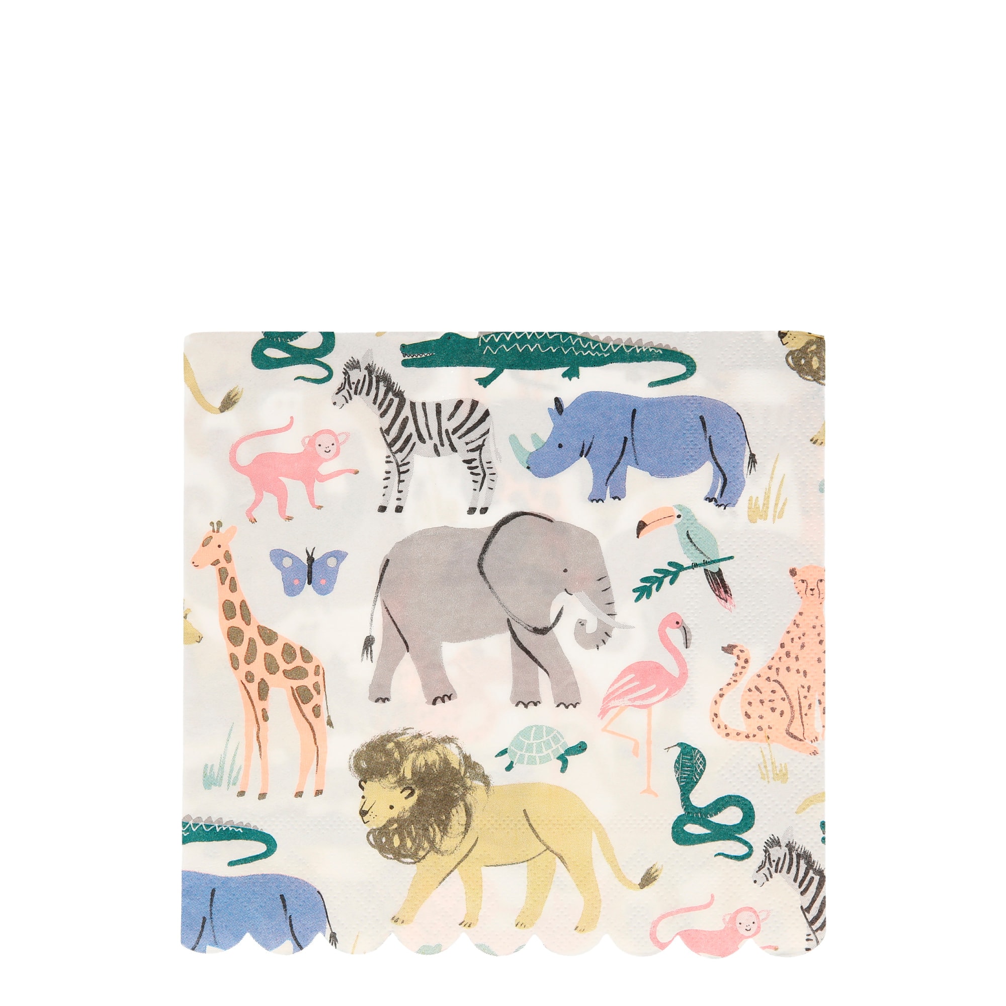 Safari Napkins - Safari Peçete - L - 20'li