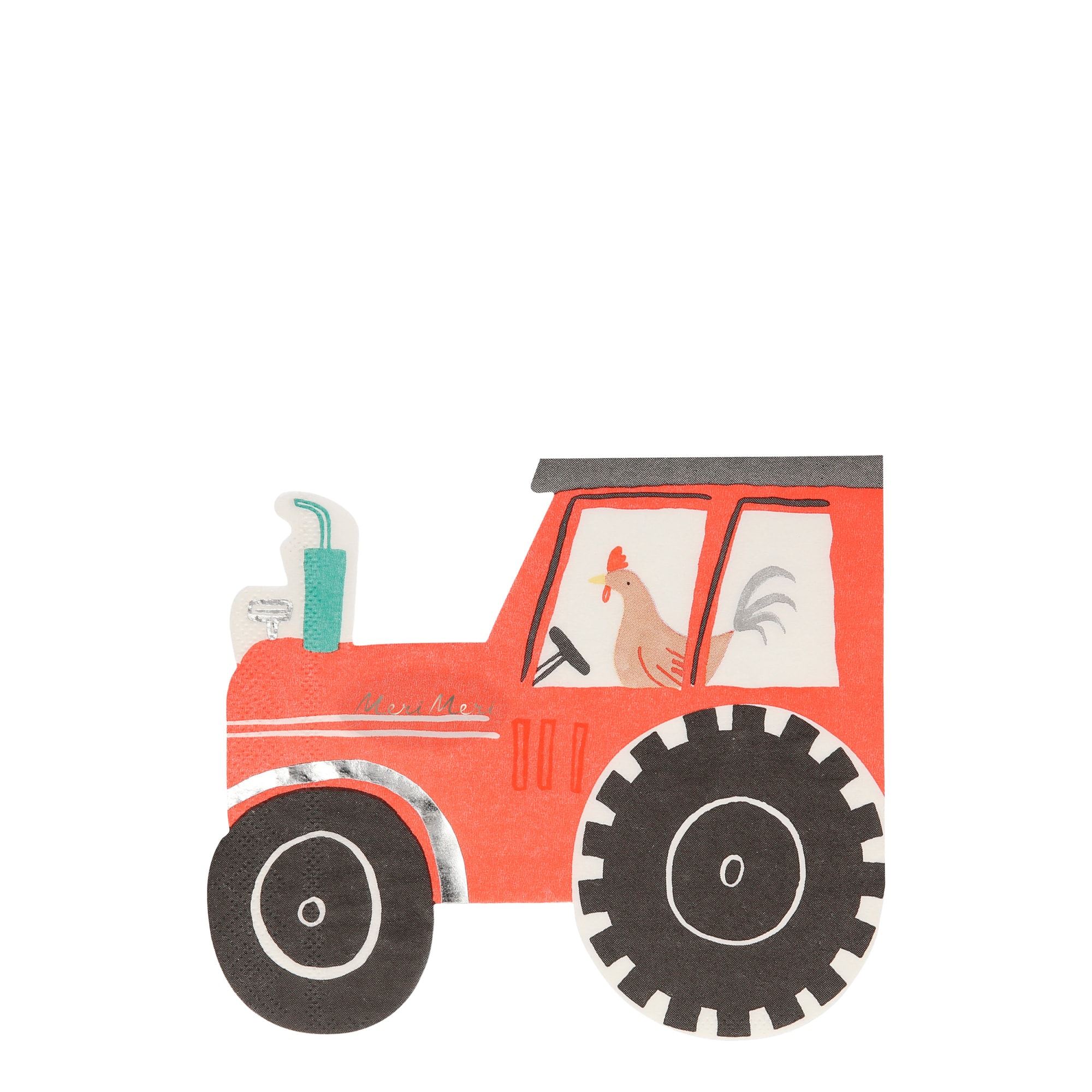 On The Farm Tractor Napkins - Traktör Peçete - 16'lı