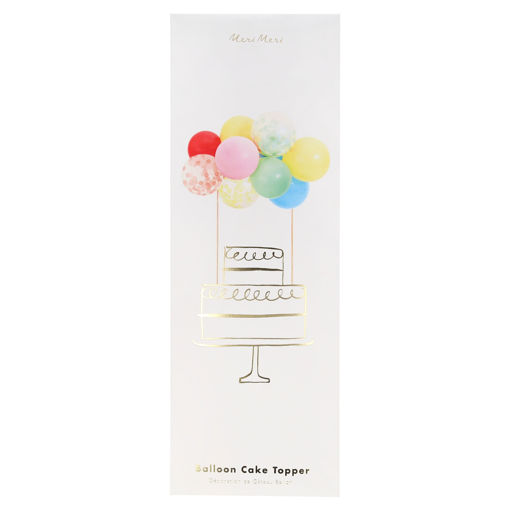 Rainbow Balloon Cake Topper Kit - Renkli Balonlar Pasta Süsü