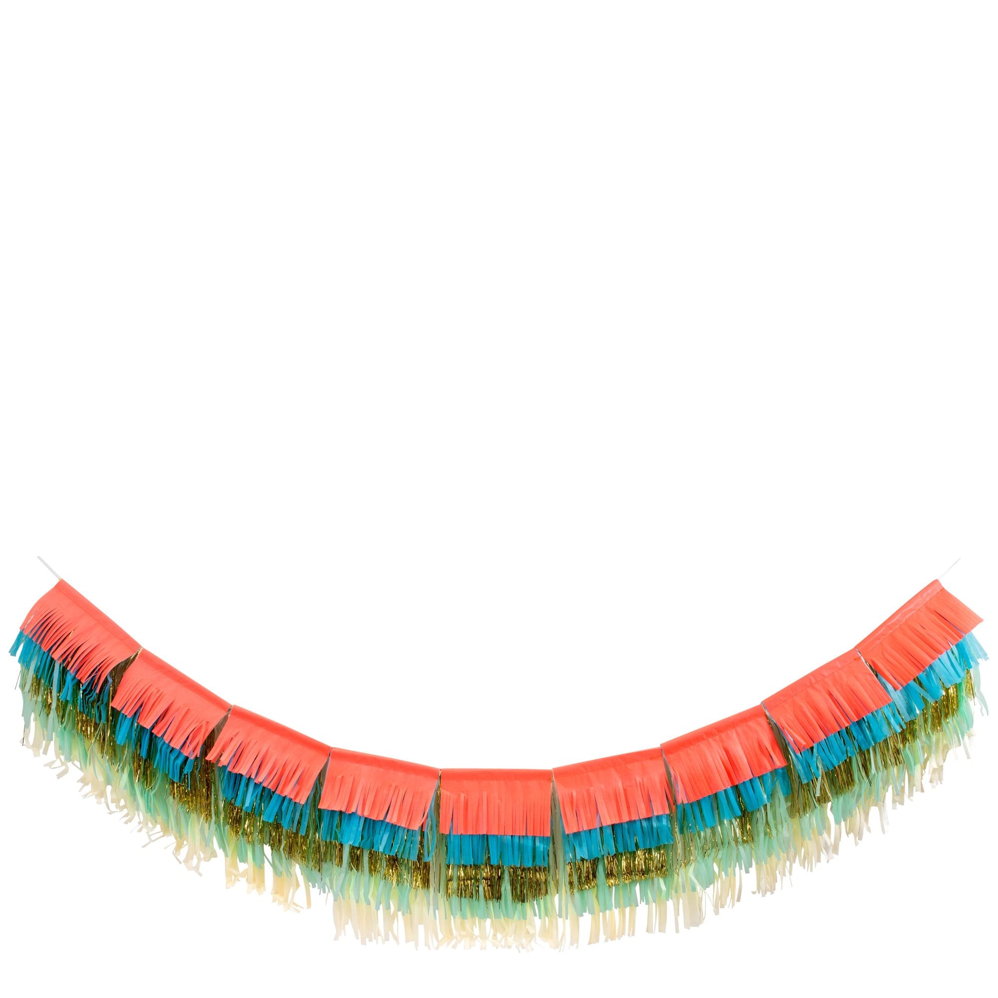 Colorful Fringe Large Garland - Renkli Saçaklı Asılan Süs