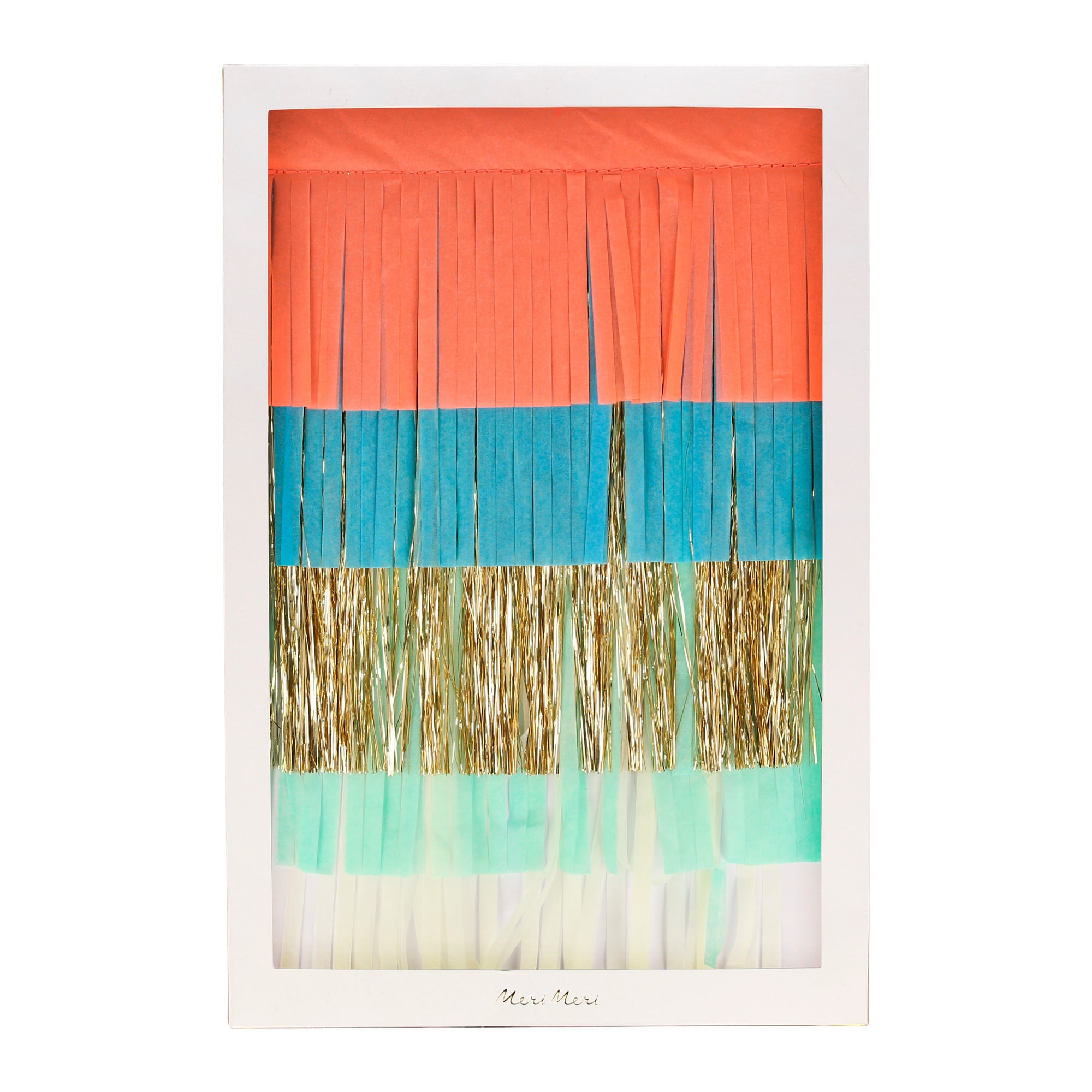 Colorful Fringe Large Garland - Renkli Saçaklı Asılan Süs