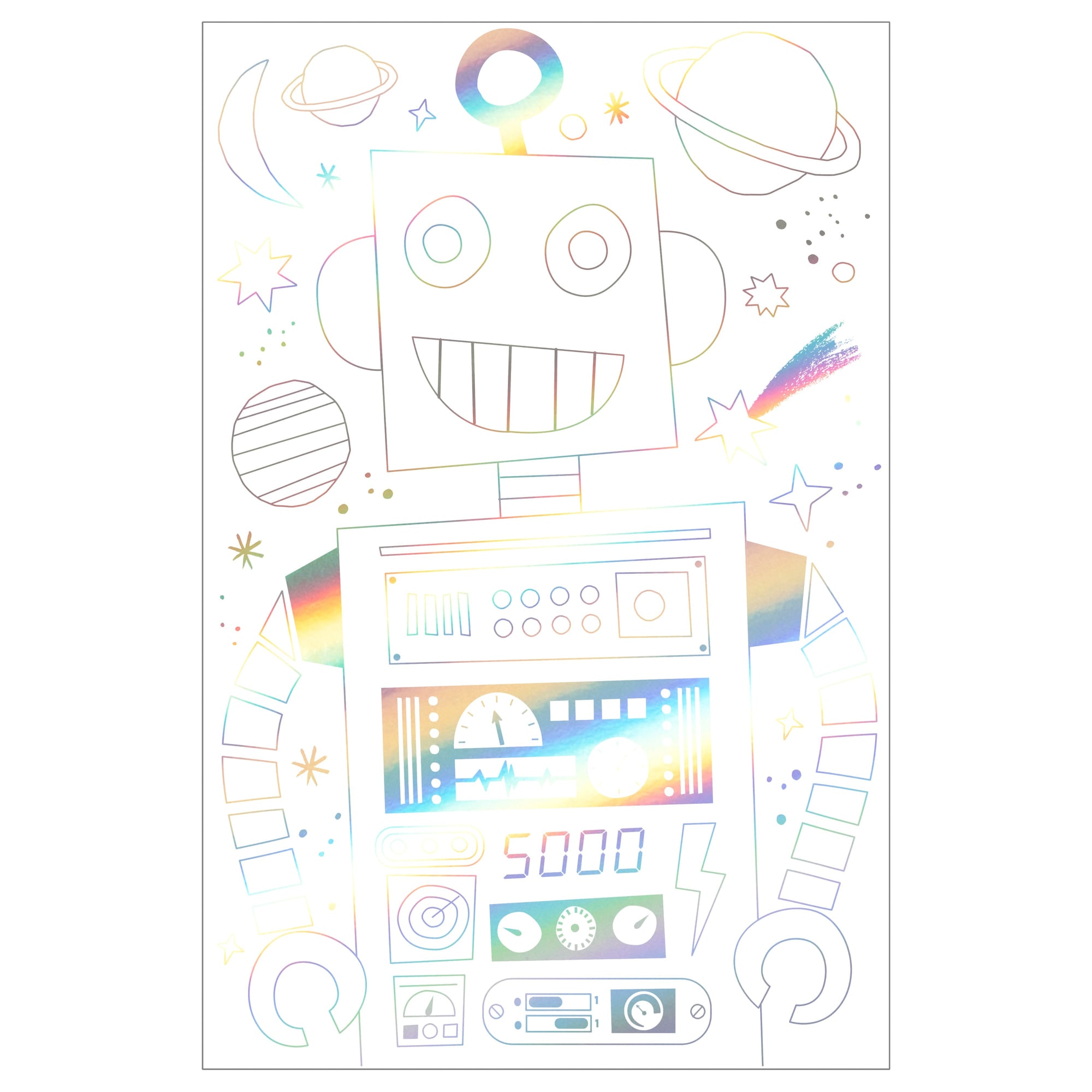 Space Colouring Posters - Uzay Boyamalı Poster