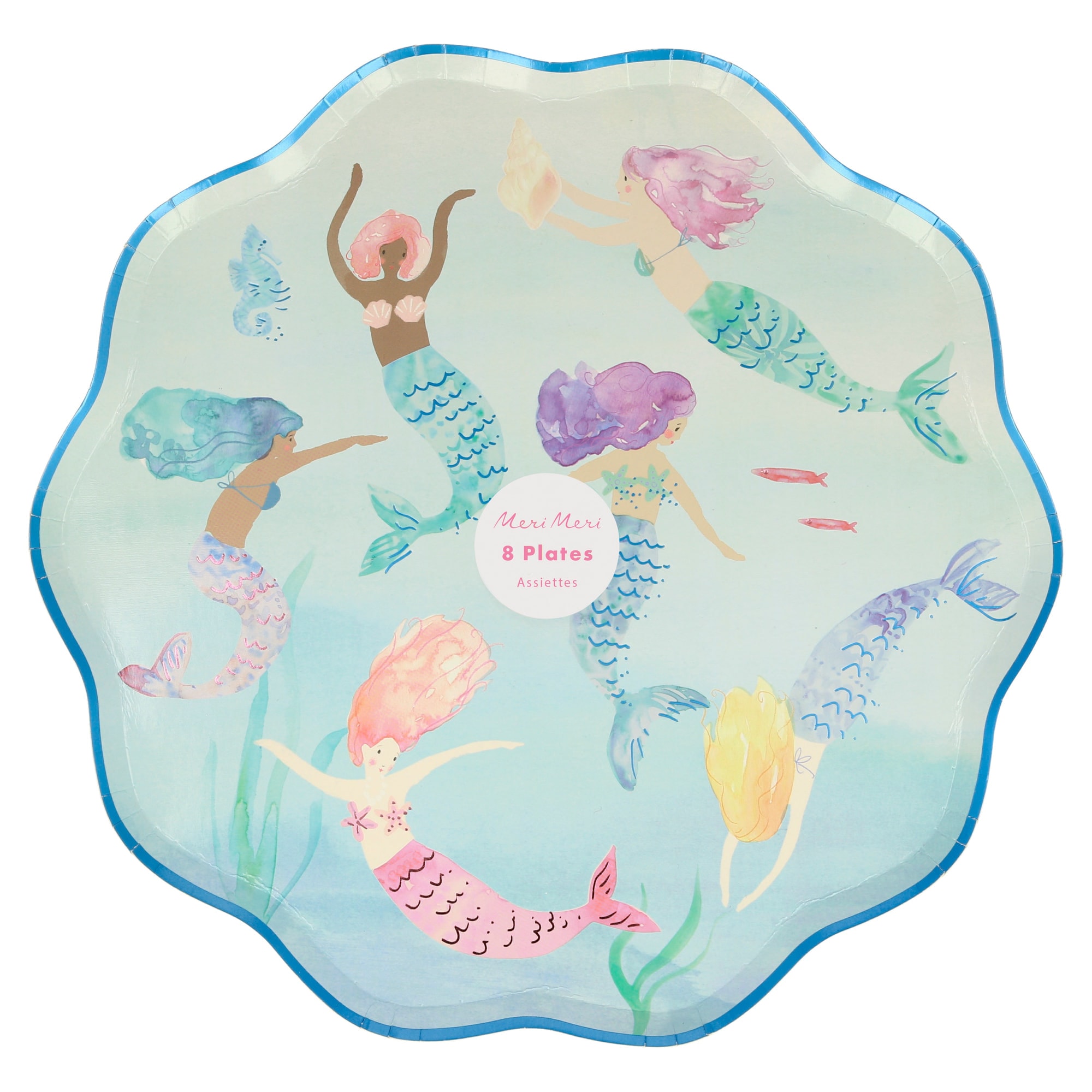 Mermaids Plates - Deniz Kızı Tabak