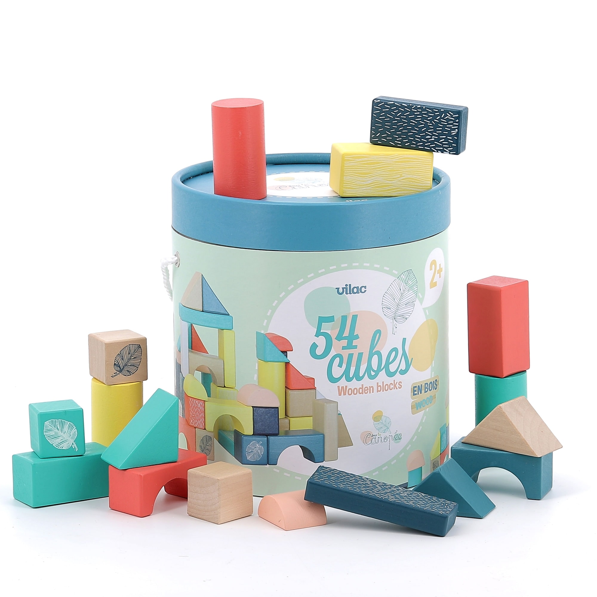 Ahşap Bloklar - 54 Parça