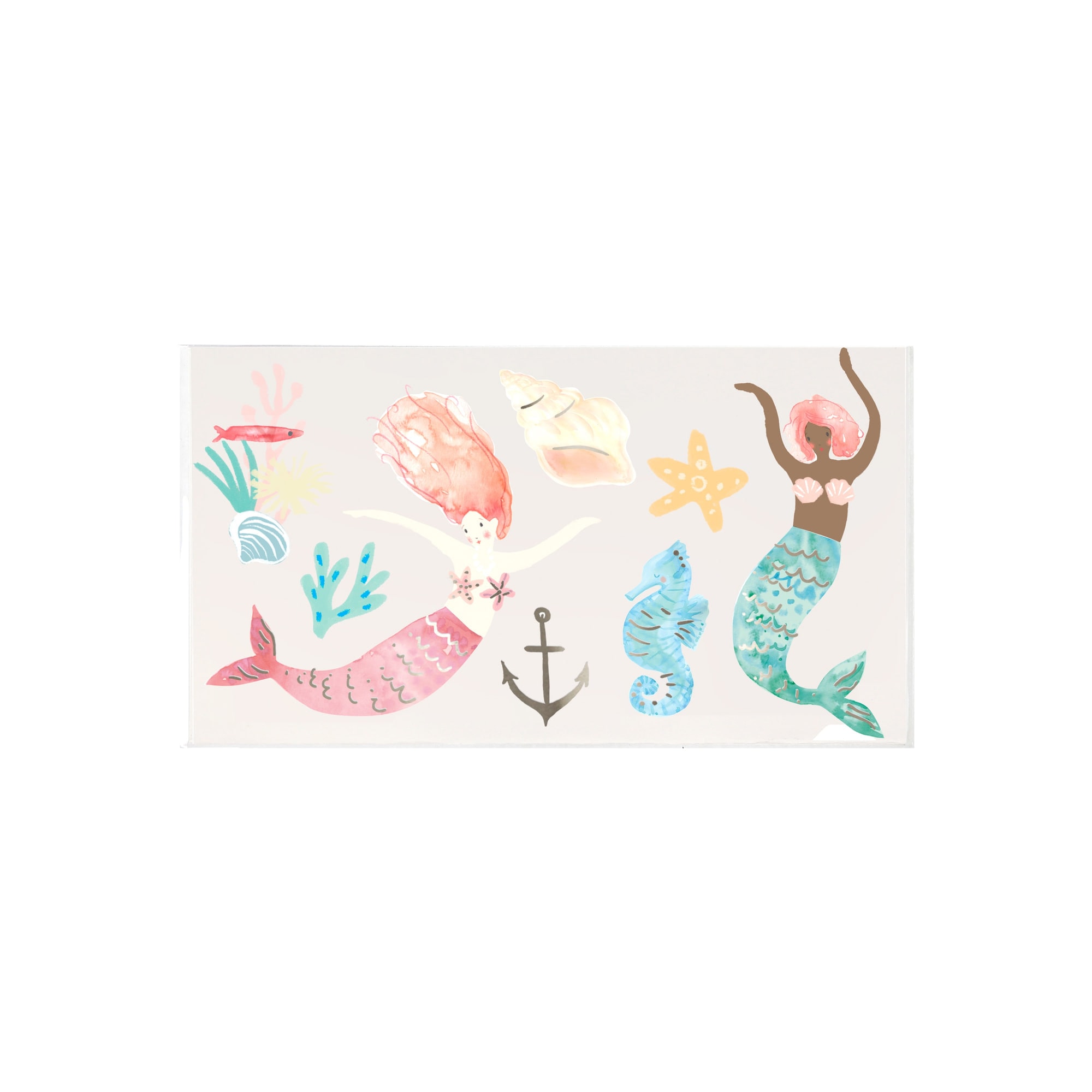 Mermaid Tattoos - Deniz Kızı Geçici Dövme - L