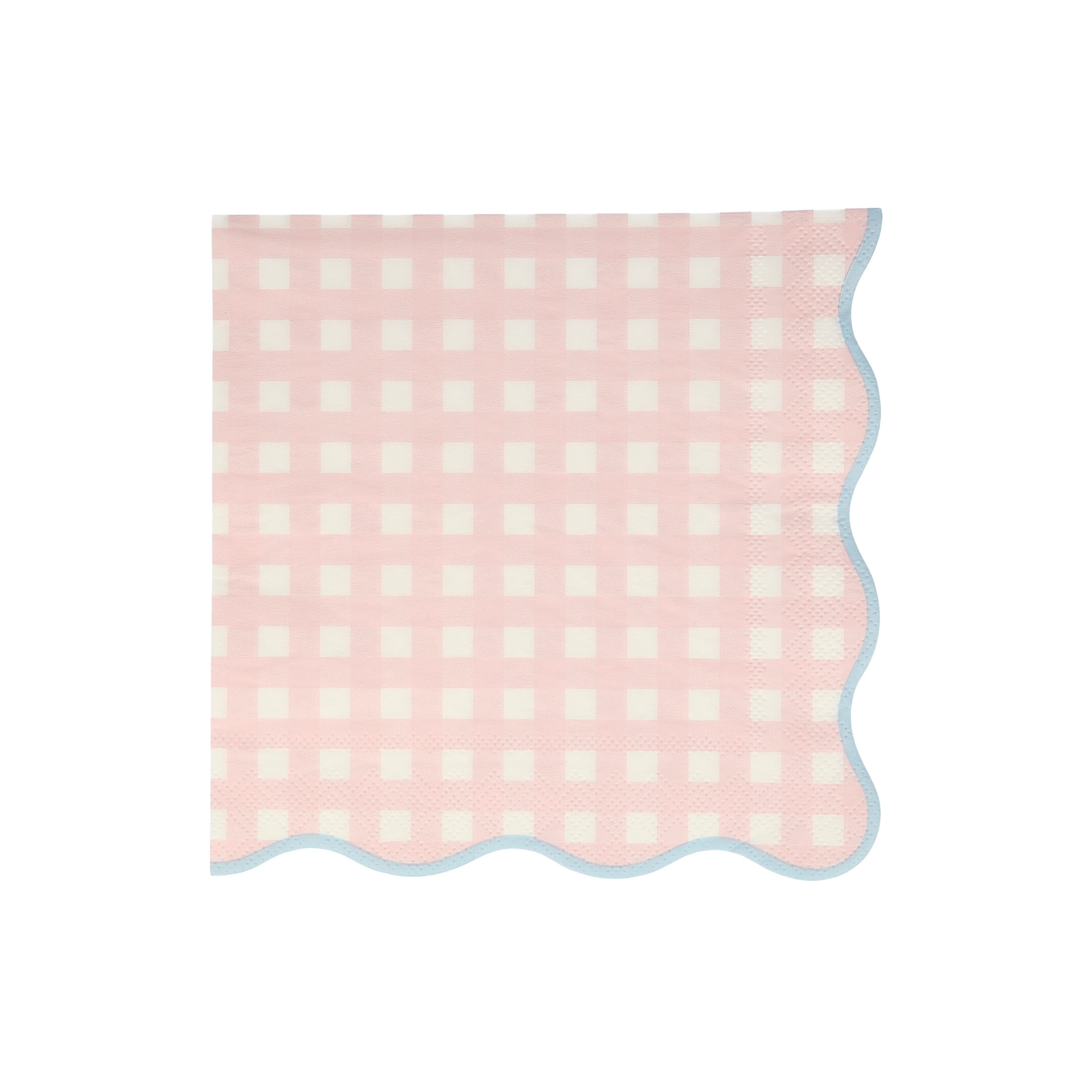 Gingham Napkins - Damalı Peçeteler - L - 20'li
