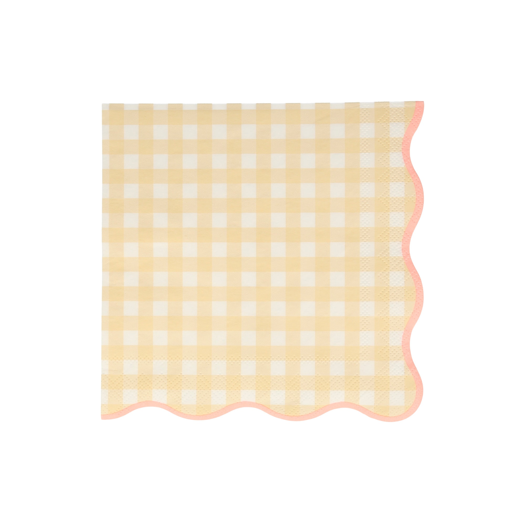 Gingham Napkins - Damalı Peçeteler - L - 20'li