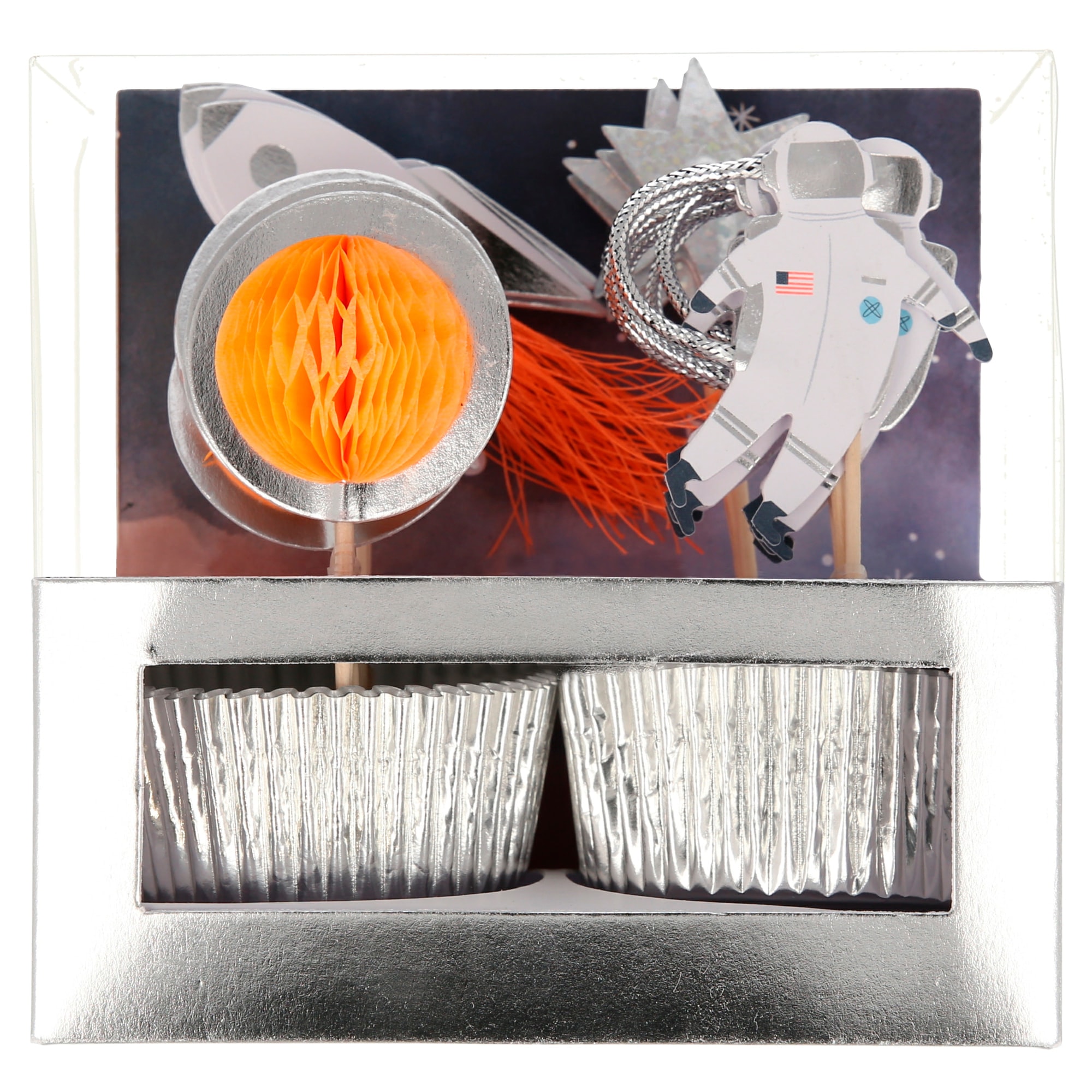 Space Cupcake Kit - Uzay Cupcake Kiti -24lü