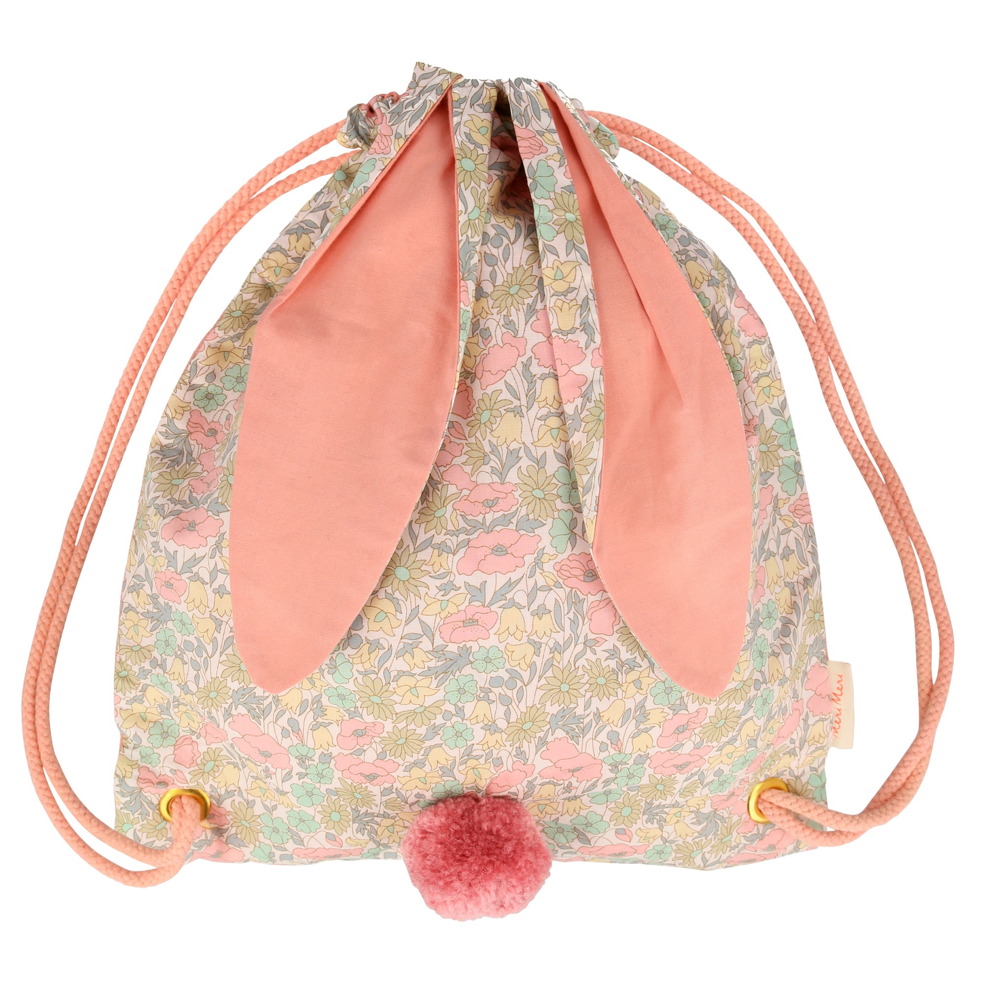 Floral Bunny Backpack - Çiçekli Tavşan Sırt Çantası