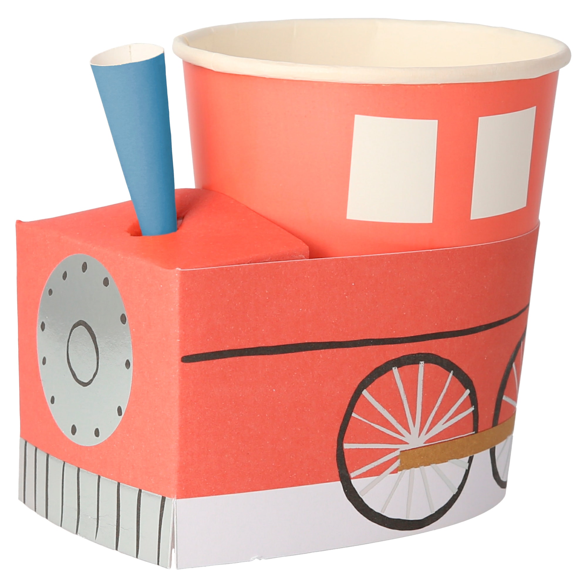 Train Cups - Tren Bardaklar - 8li