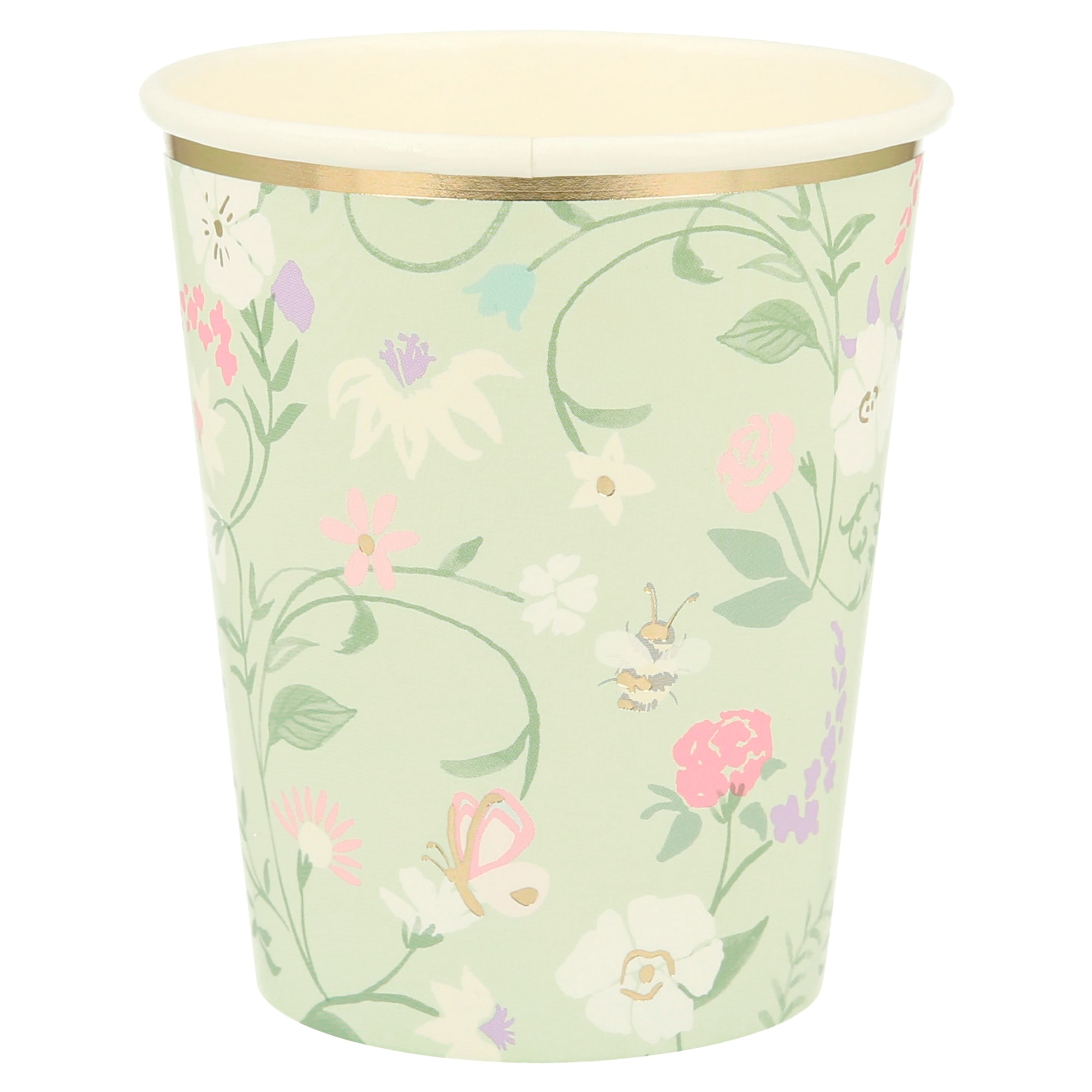 Ladurée Paris Floral Cups - Ladurée Paris Çiçekli Bardaklar - 8'li