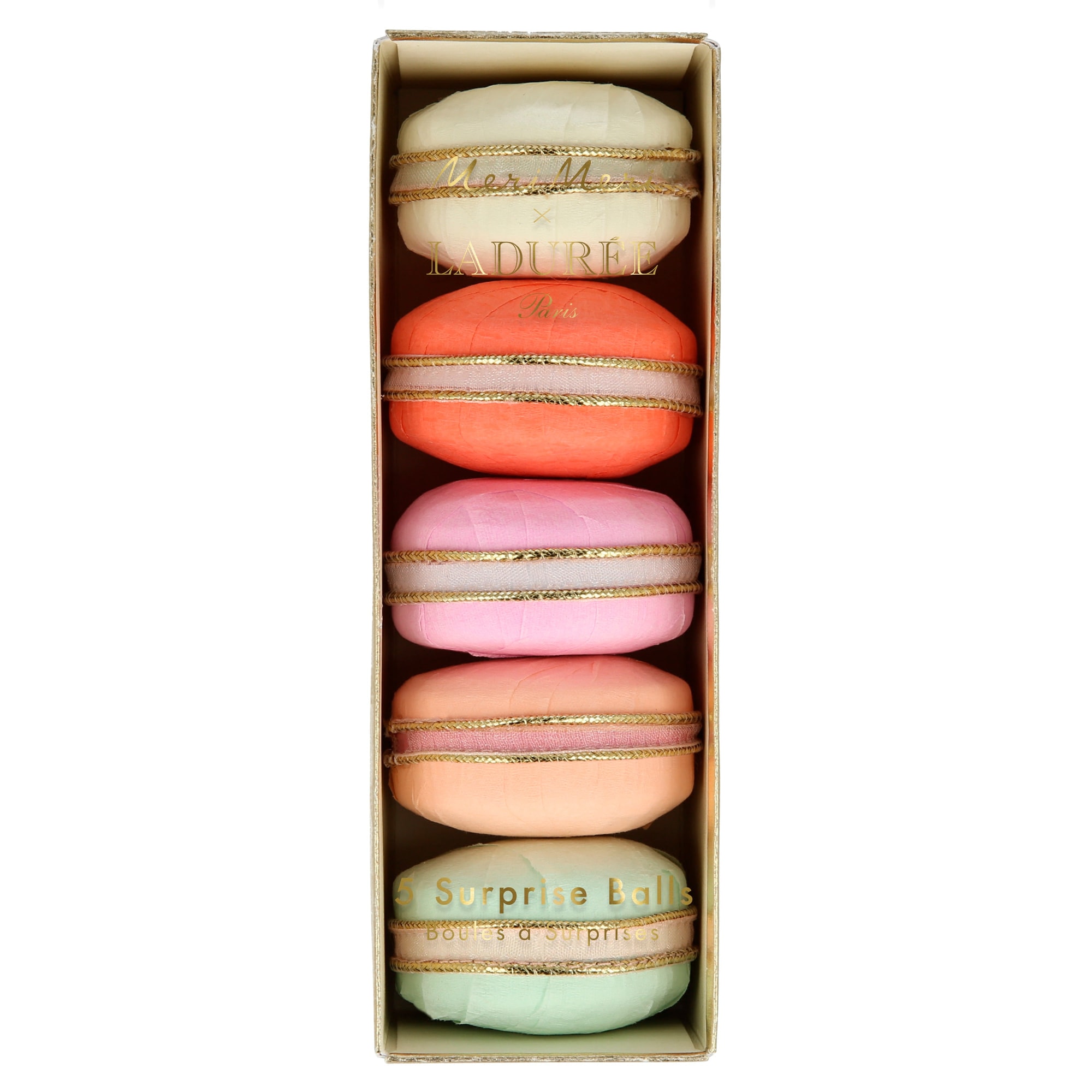 Ladurée Paris Macaron Surprise Balls - Ladurée Paris Makaron Sürpriz Toplar - 5'li