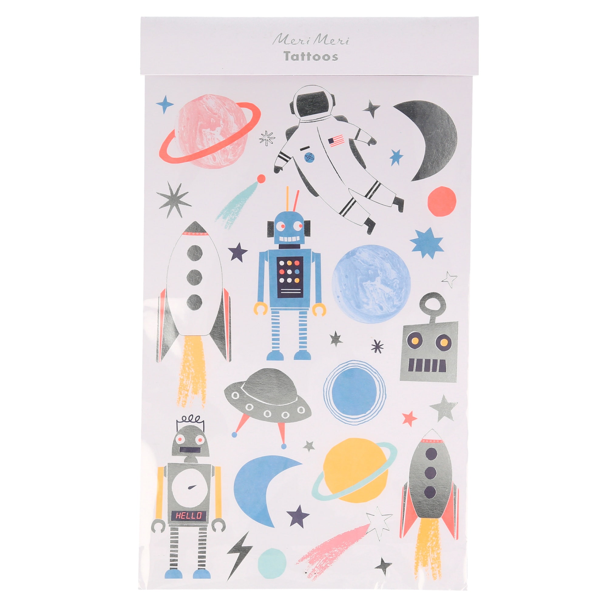 Space Tattoos - Uzay Geçici Dövmeler