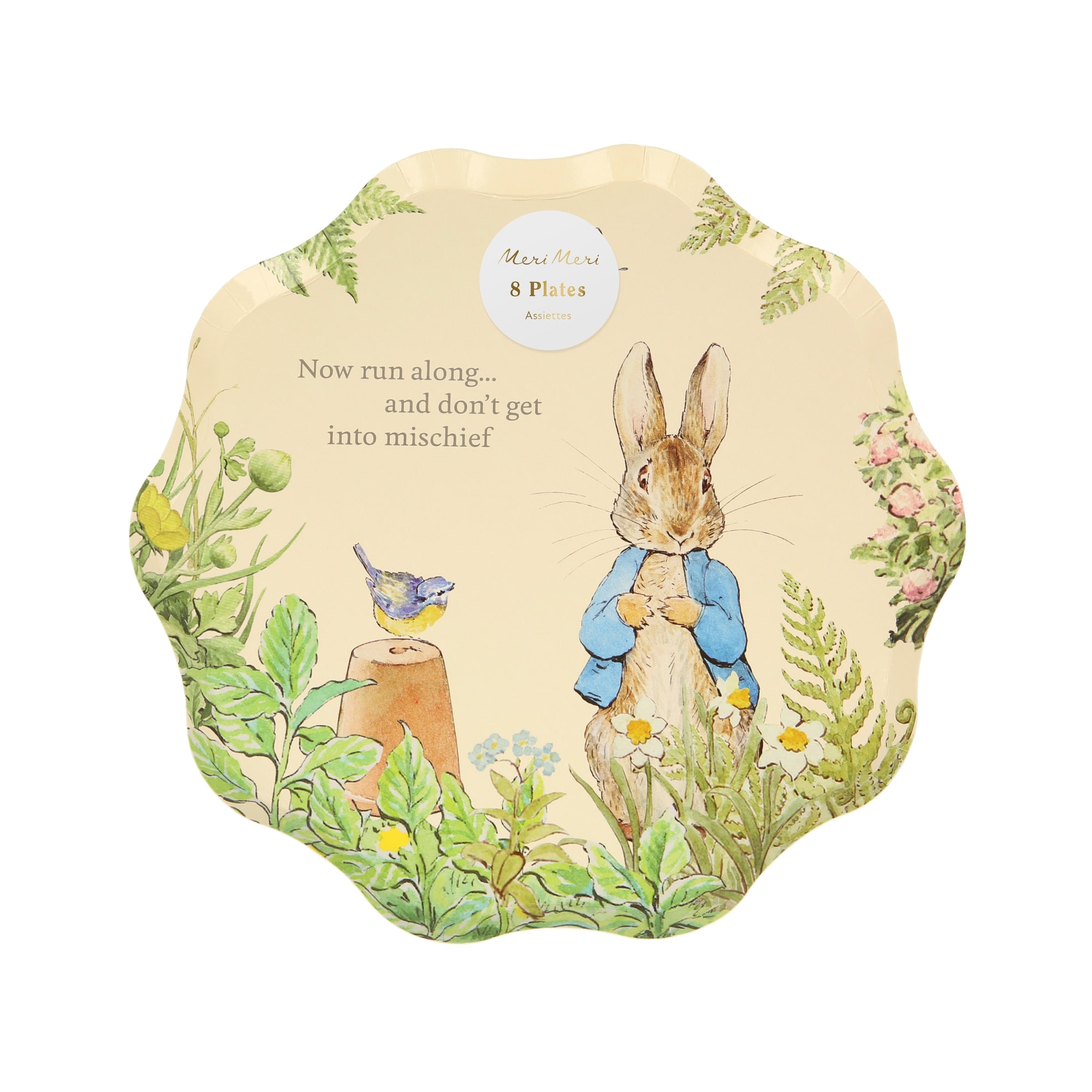 Peter Rabbit Side Plates - Peter Rabbit Tabaklar - 8'li