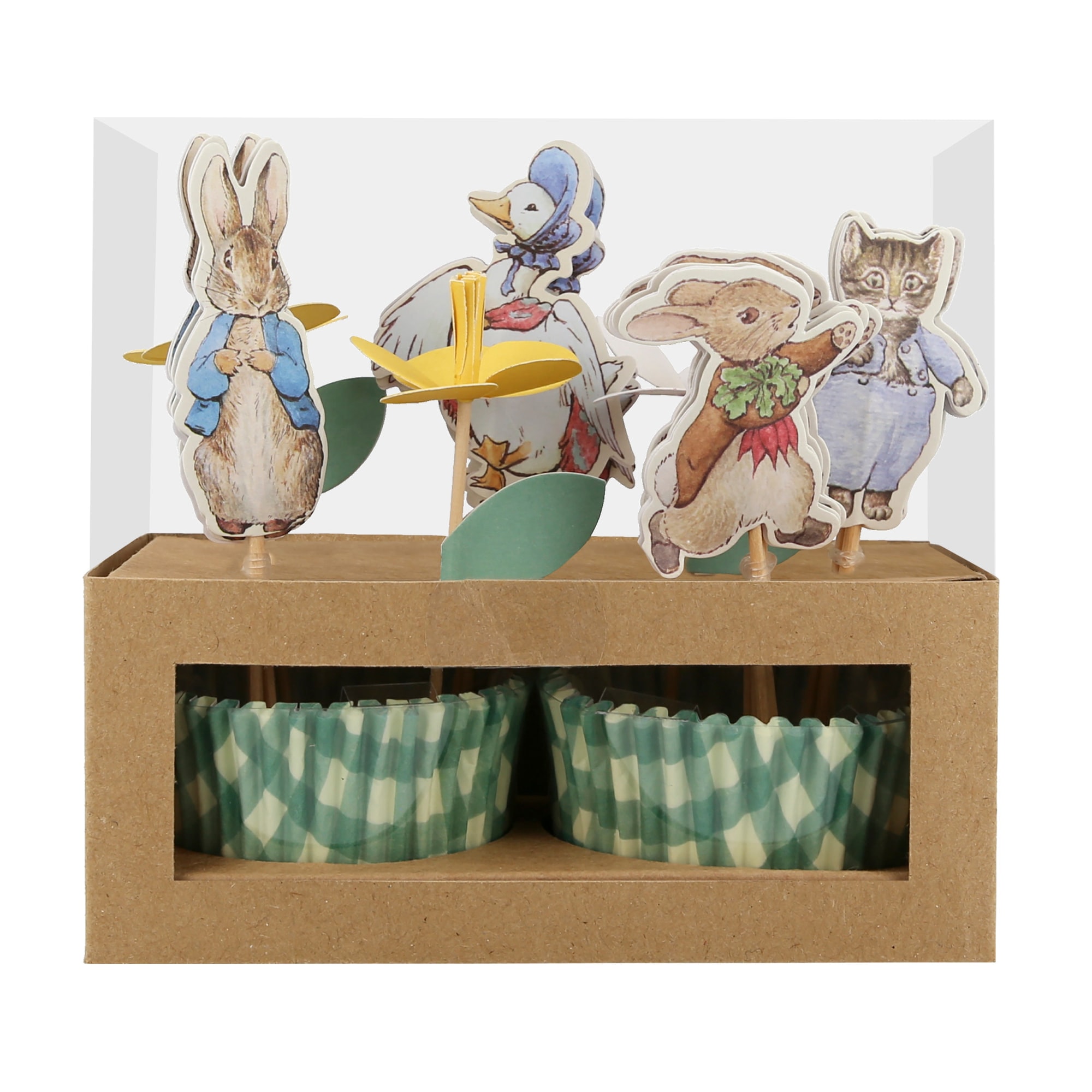 Peter Rabbit In The Garden Cupcake Kit - Peter Rabbit Bahçede Cupcake Kiti - 24'lü