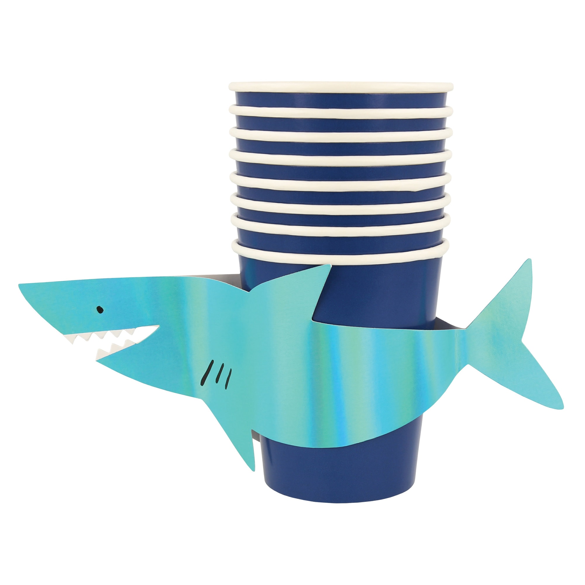 Shark Cups - Köpekbalığı Bardaklar - 8'li
