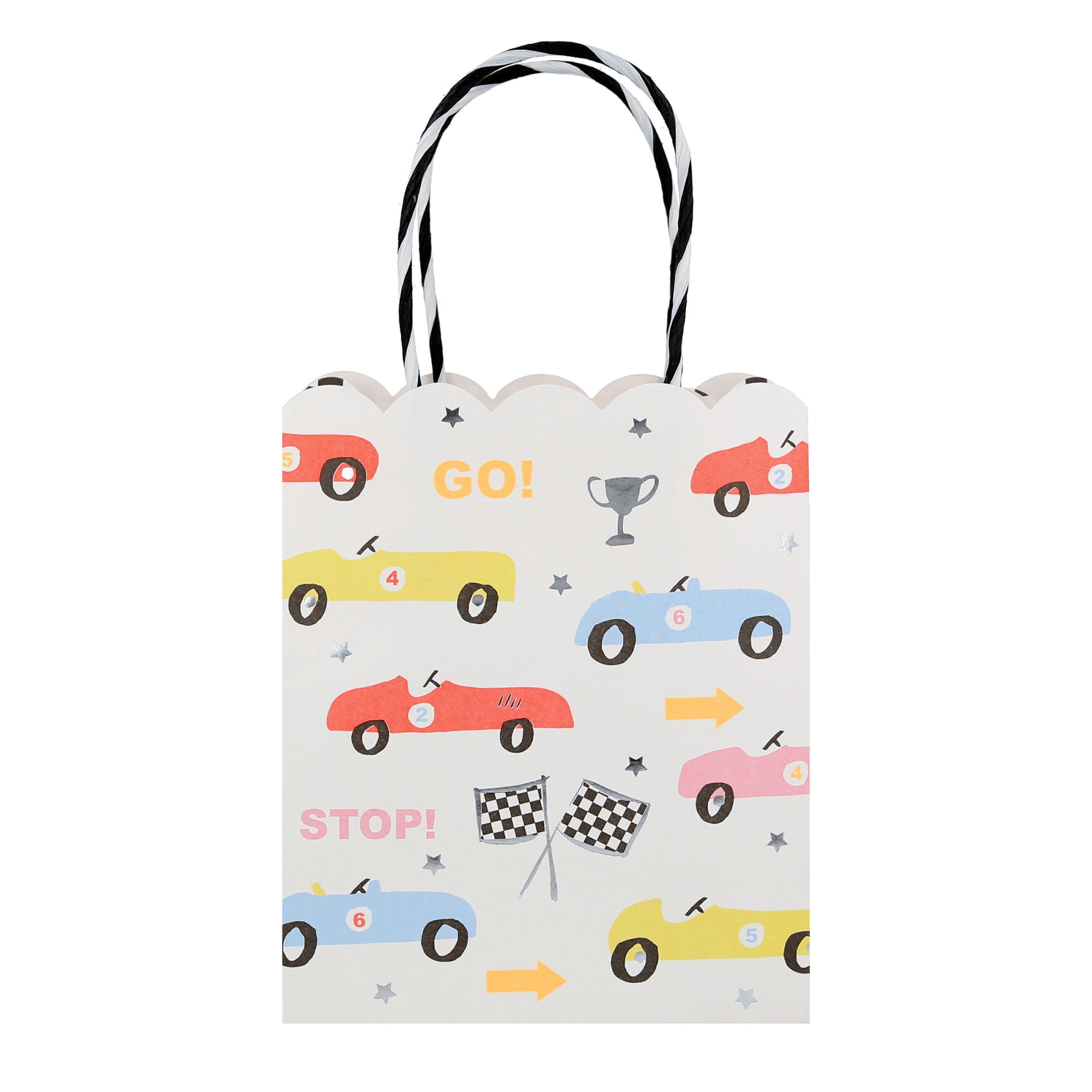 Race Car Party Bags - Yarış Arabaları Parti Çantaları - 8'li