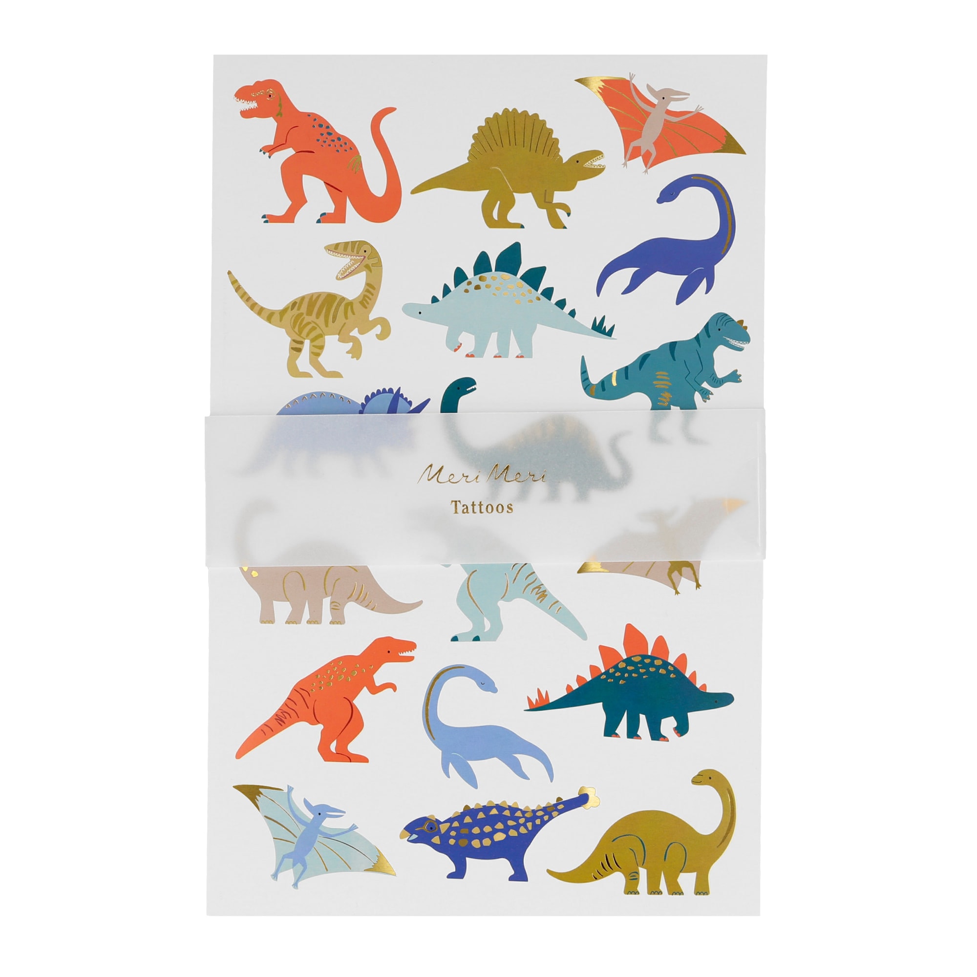 Dinosaurs Tattoo Sheets - Dinozor Geçici Dövmeleri -2'li