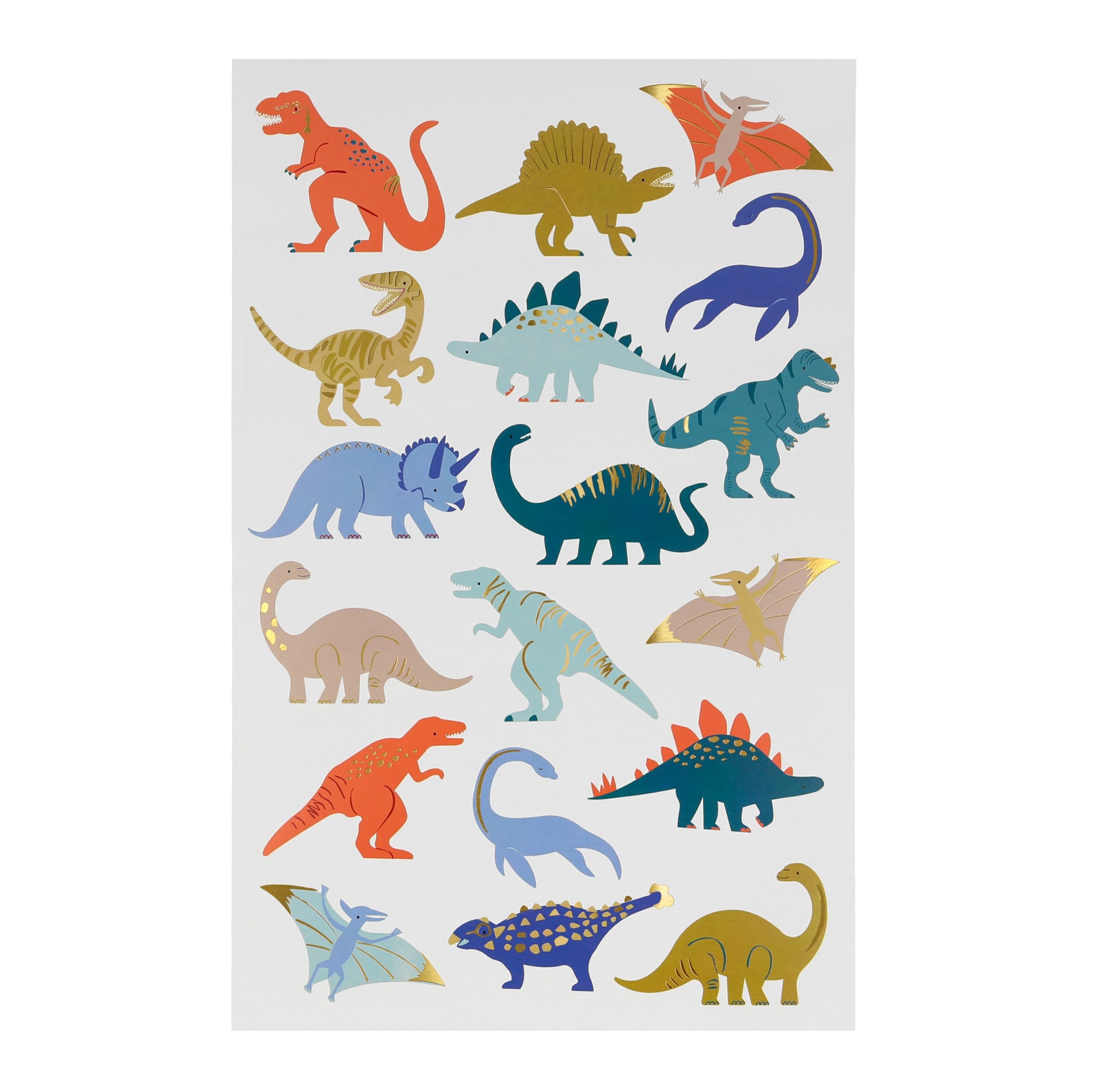 Dinosaurs Tattoo Sheets - Dinozor Geçici Dövmeleri -2'li