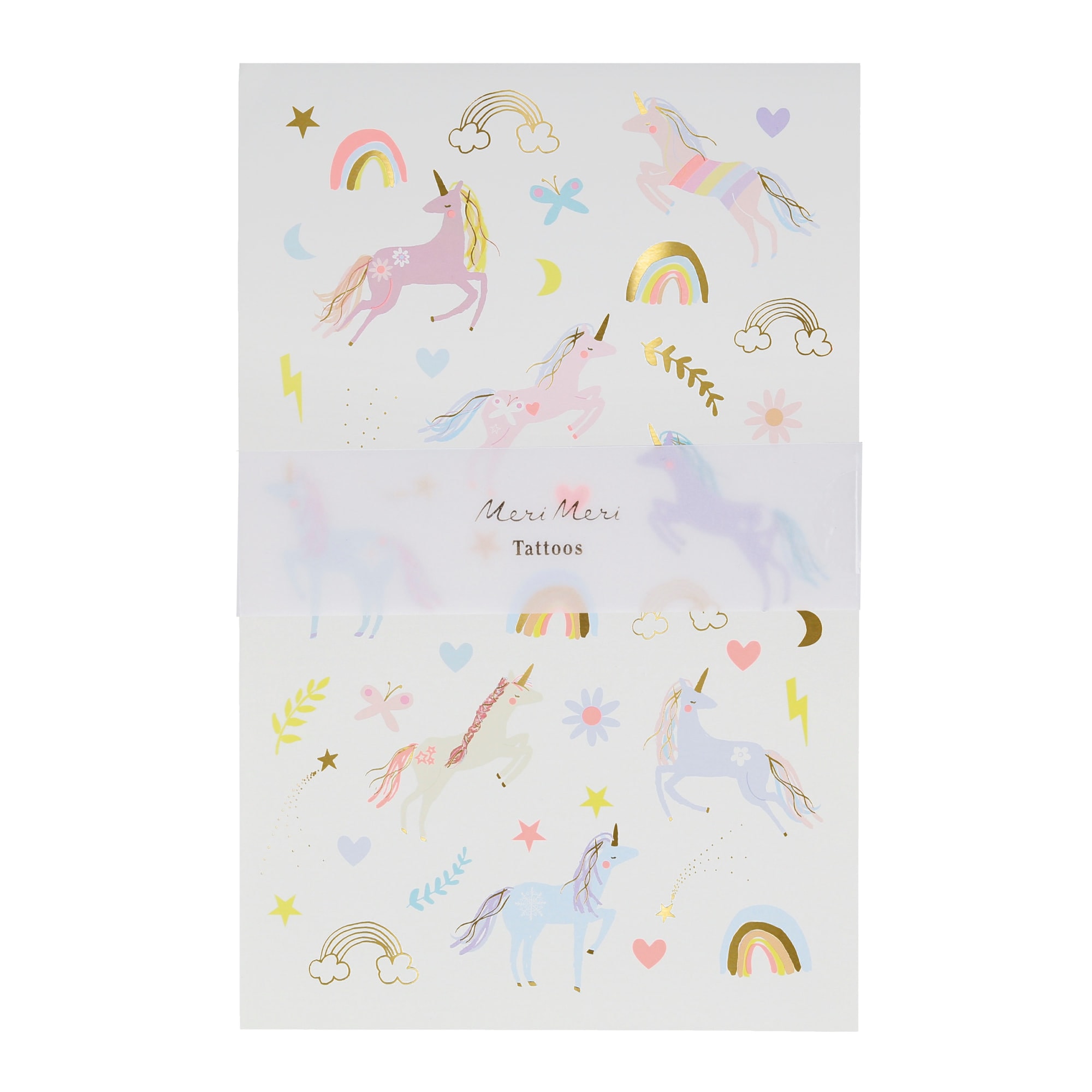 Unicorn Tattoos - Unicorn Geçici Dövmeleri - 2'li