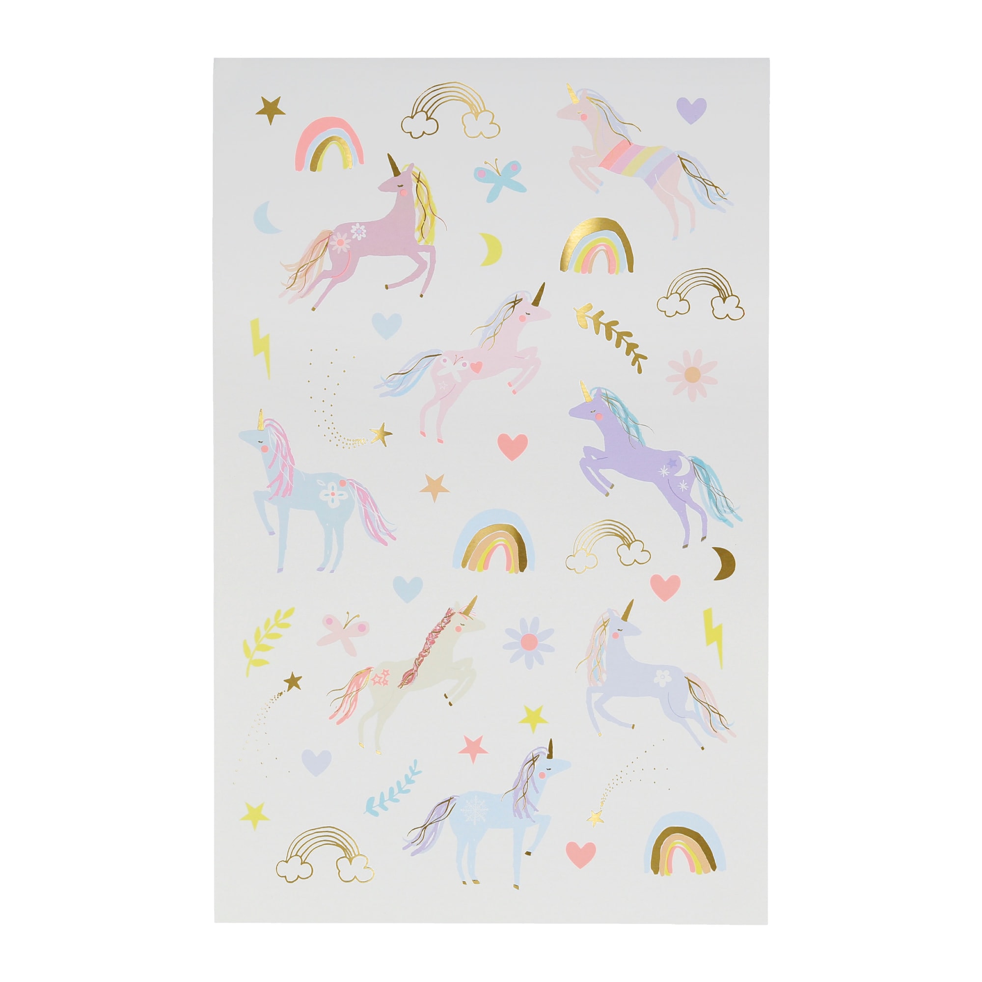 Unicorn Tattoos - Unicorn Geçici Dövmeleri - 2'li