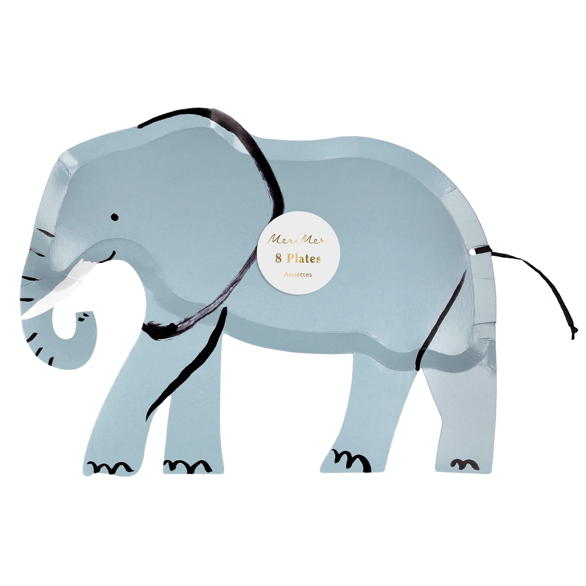 Elephant Plates - Fil Tabaklar - 8'li