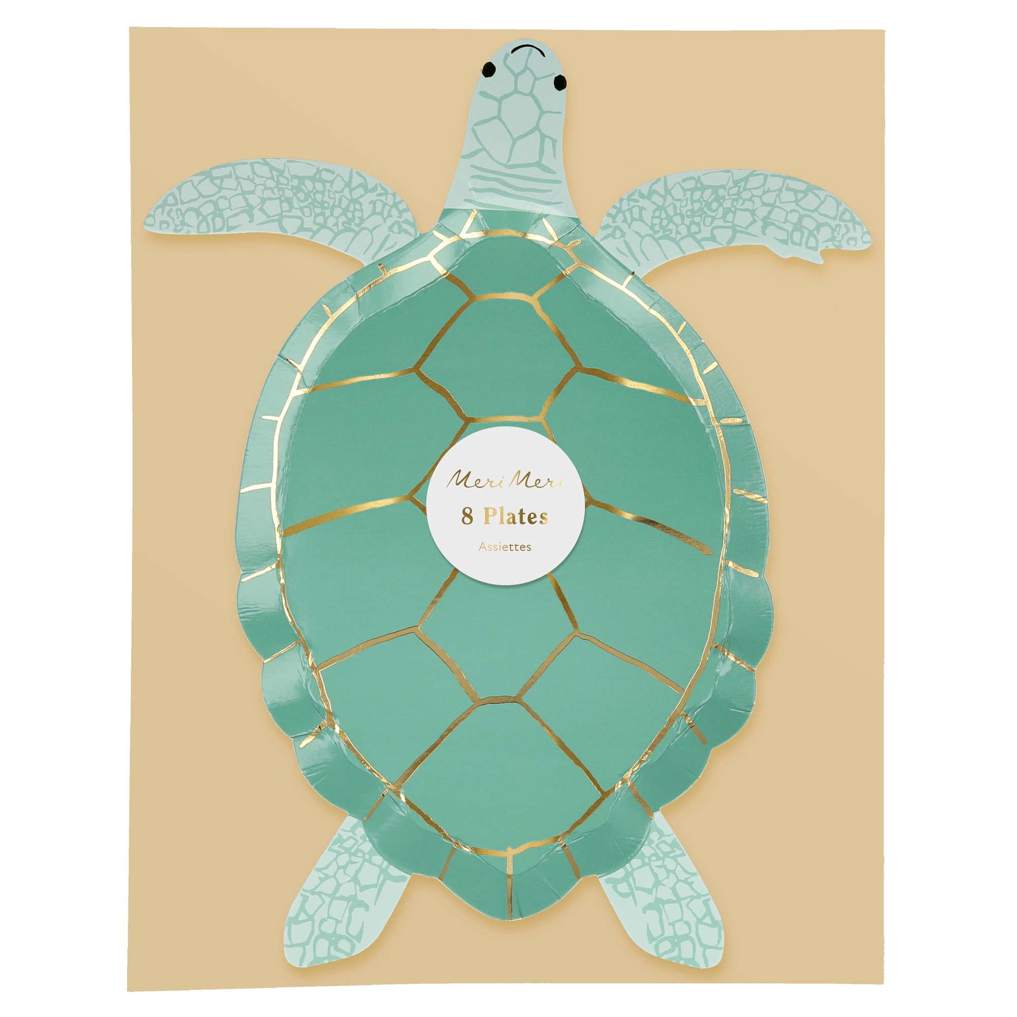Turtle Plates - Kaplumbağa Tabaklar - 8'li