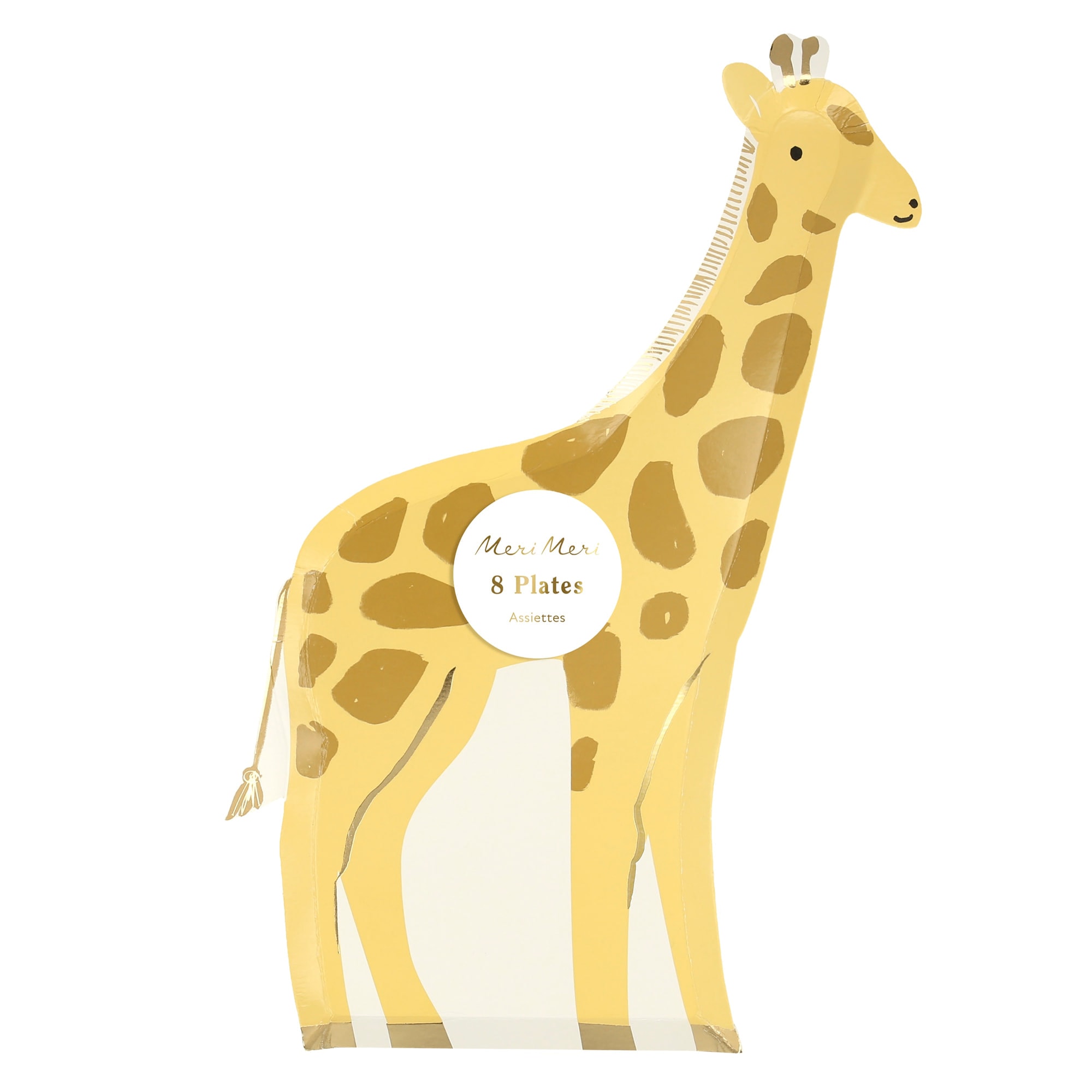 Giraffe Plates - Zürafa Tabaklar - 8'li