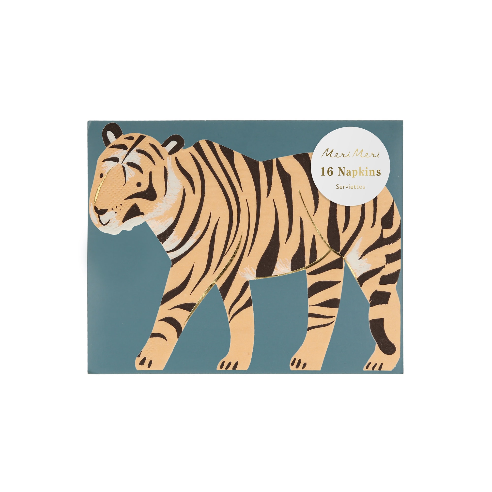 Tiger Napkins - Kaplan Peçeteler - 16'lı