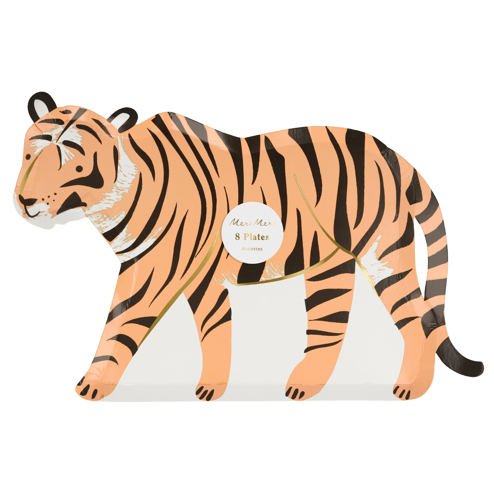 Tiger Plates - Kaplan Tabaklar - 8'li