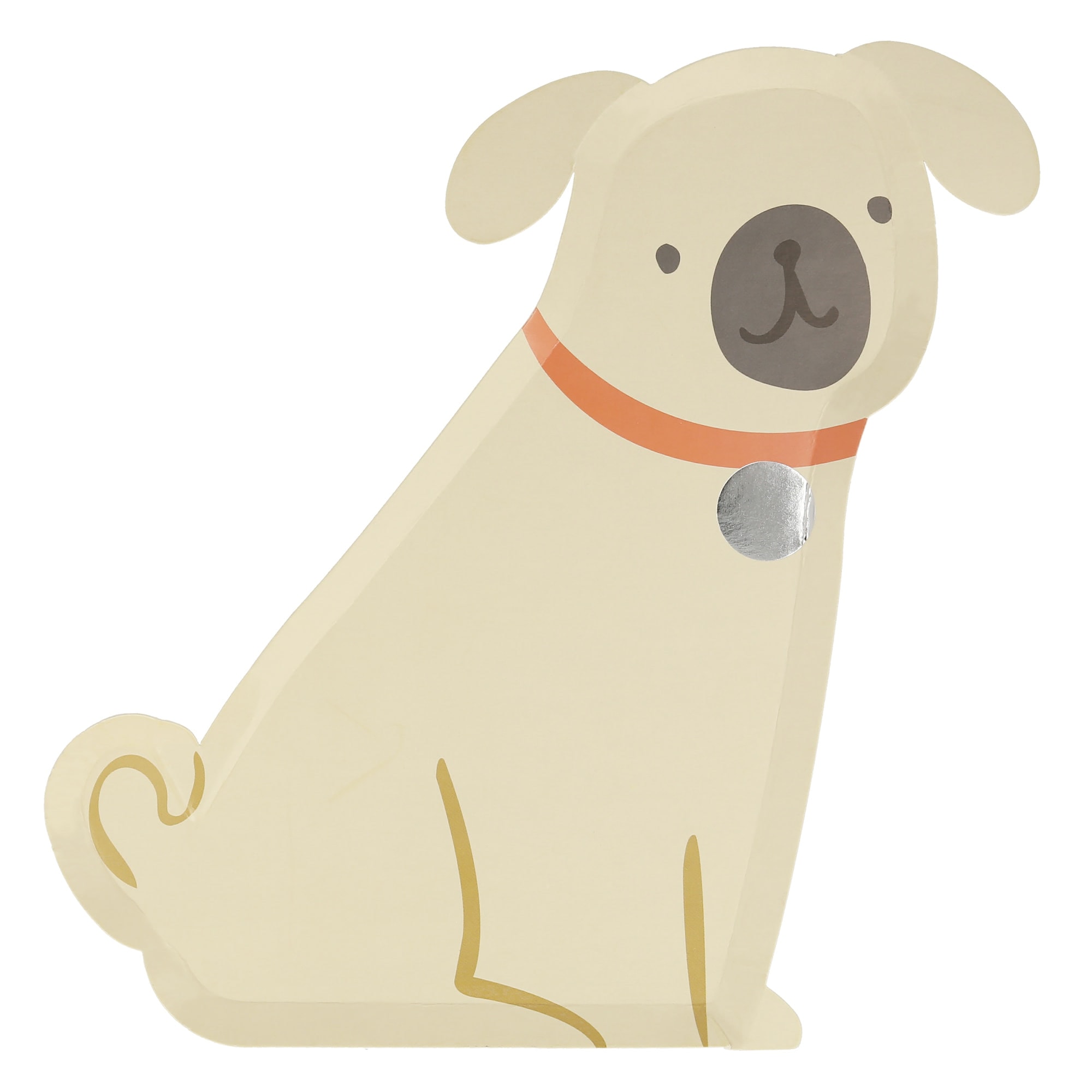 Pug Plates - Yavru Köpek Tabaklar - 8'li