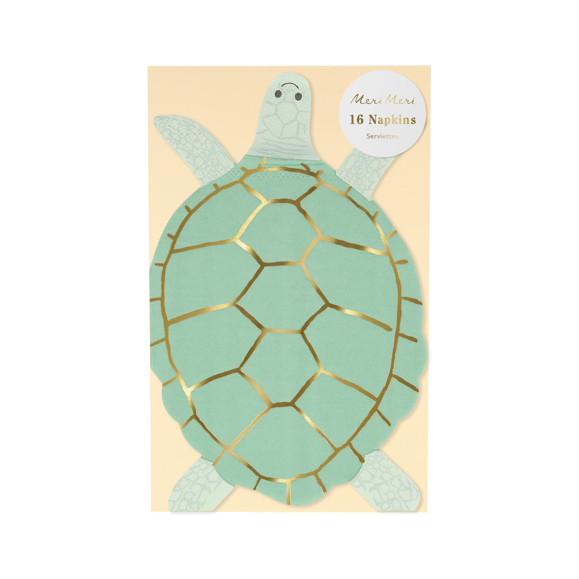 Turtle Napkins - Kaplumbağa Peçeteler - 16'lı