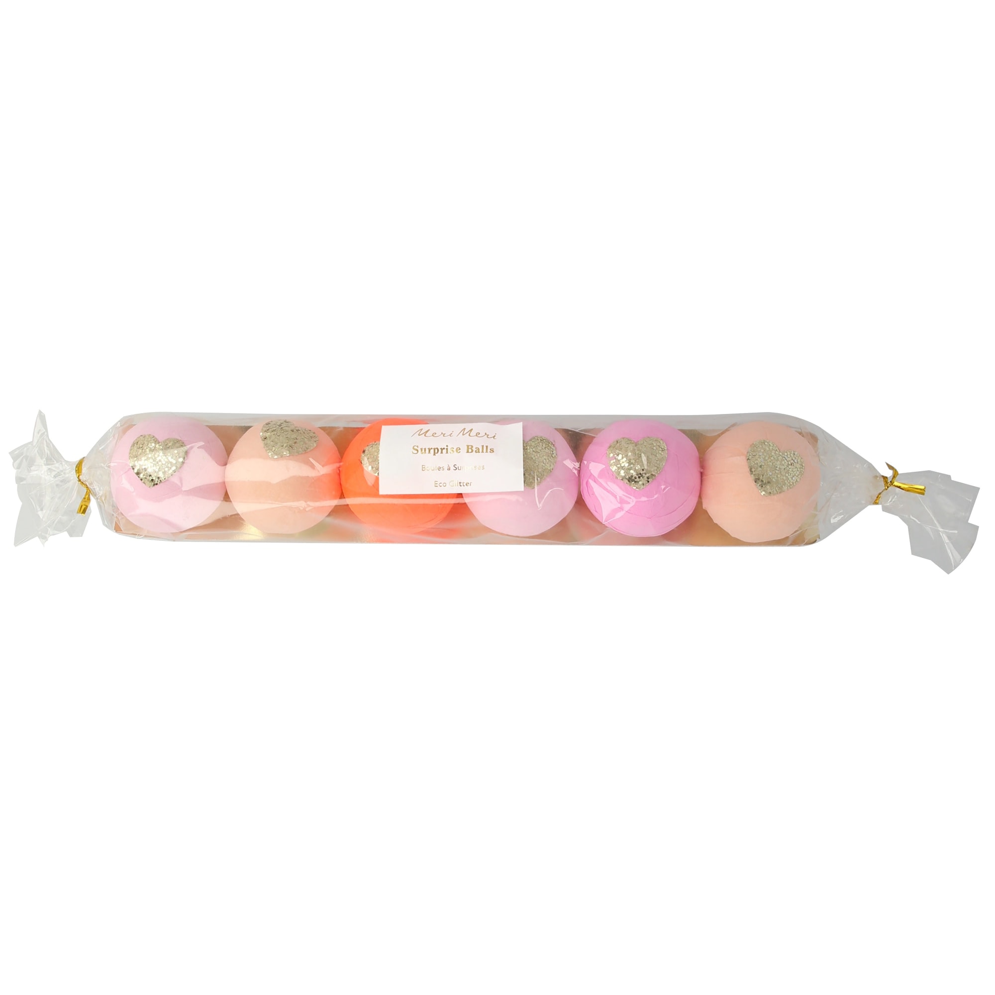 Pink Surprise Balls - Pembe Sürpriz Toplar - 6'lı