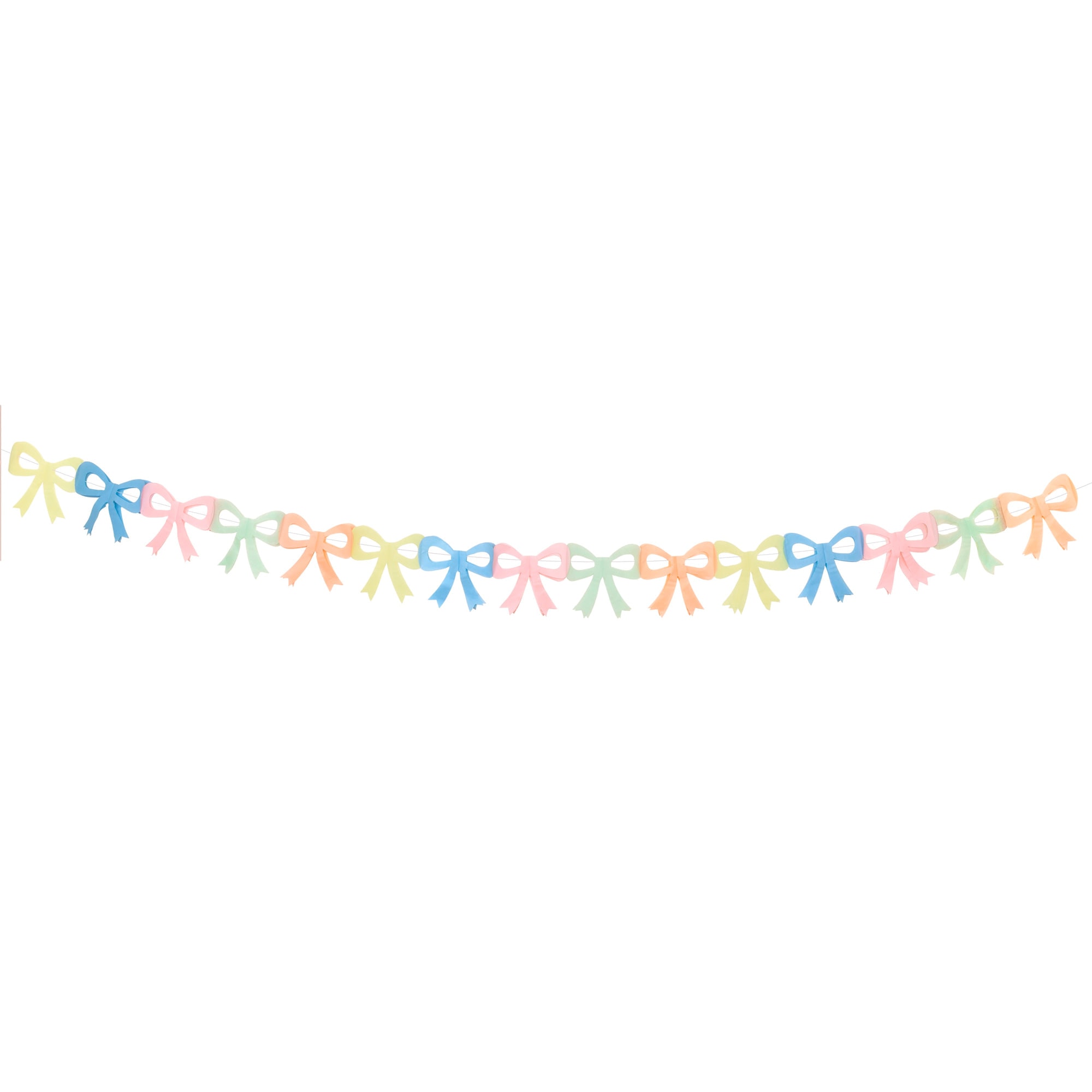 Tissue Paper Bow Garland - Fiyonk Asılan Süsler (x3)