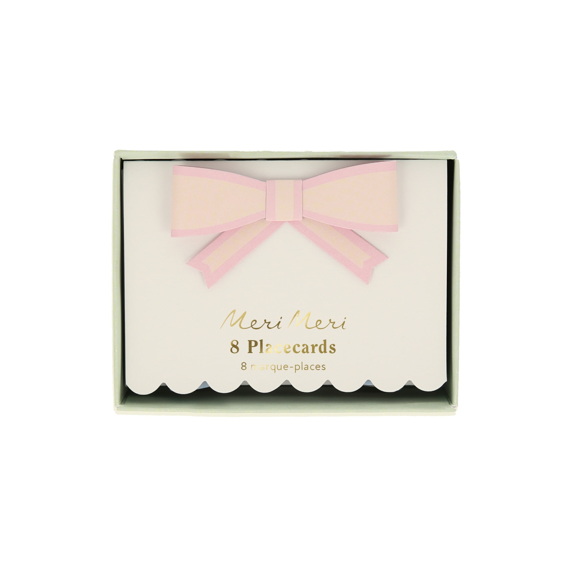 Fiyonklu İsim Kartları - Pastel - 8 Adet