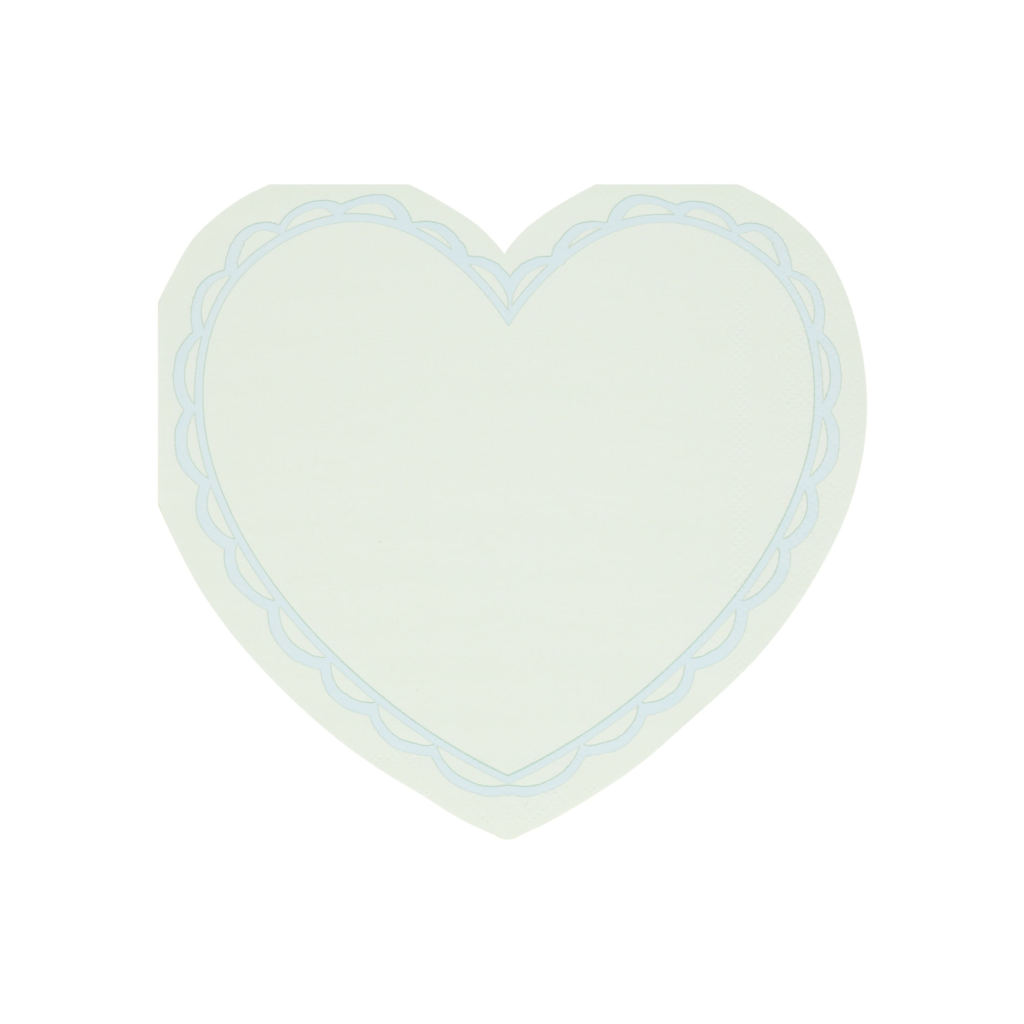 Pastel Tonlu Kalp Peçeteler (16'lı)